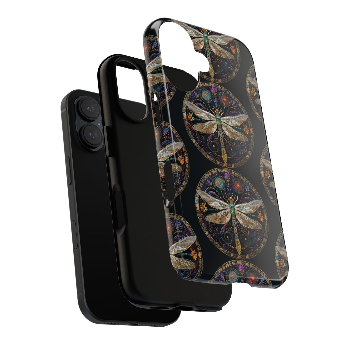 Dragonfly Phone Case, Tough Phone Cover, Artistic Cell Phone Accessory, Gift for Nature Lovers, Unique Phone Protector