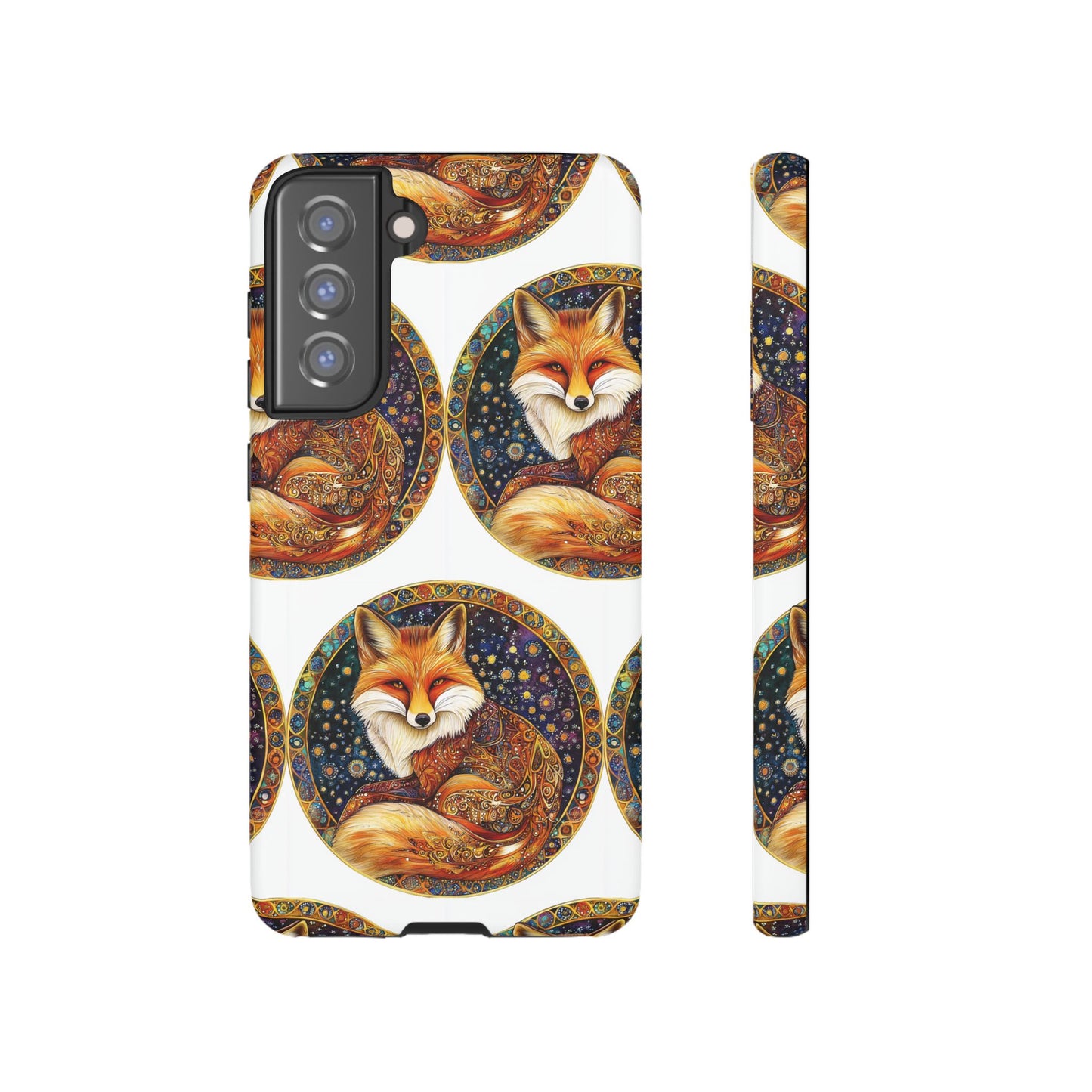 Artistic Fox Phone Case, Tough Phone Cover, Unique Gift for Animal Lovers, Stylish Tech Accessory, Nature-Inspired Decor
