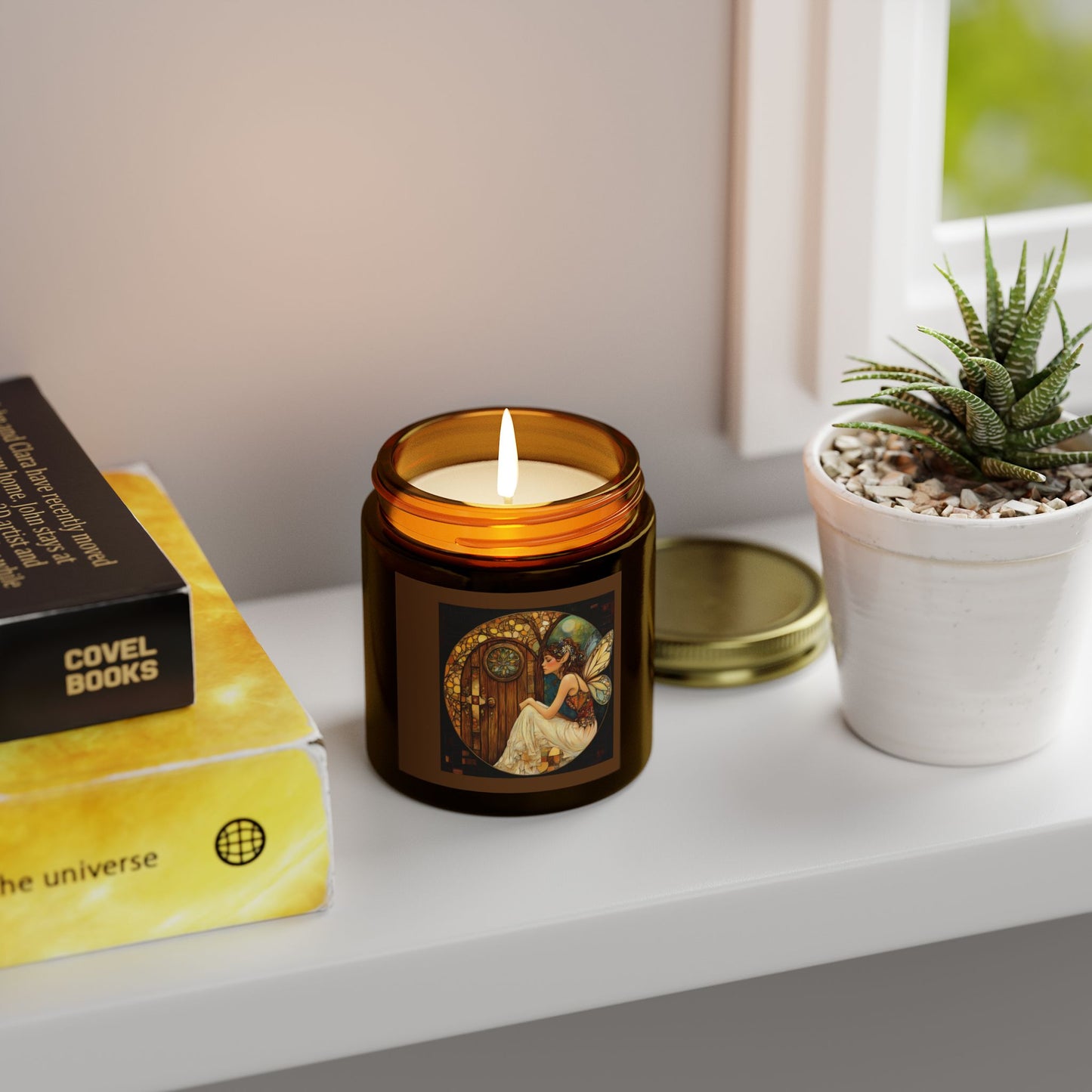 Fairy Door Scented Candle, Enchanted Home Decor, Relaxation Gift, Magical Atmosphere, Aromatherapy Candle, Home Fragrance