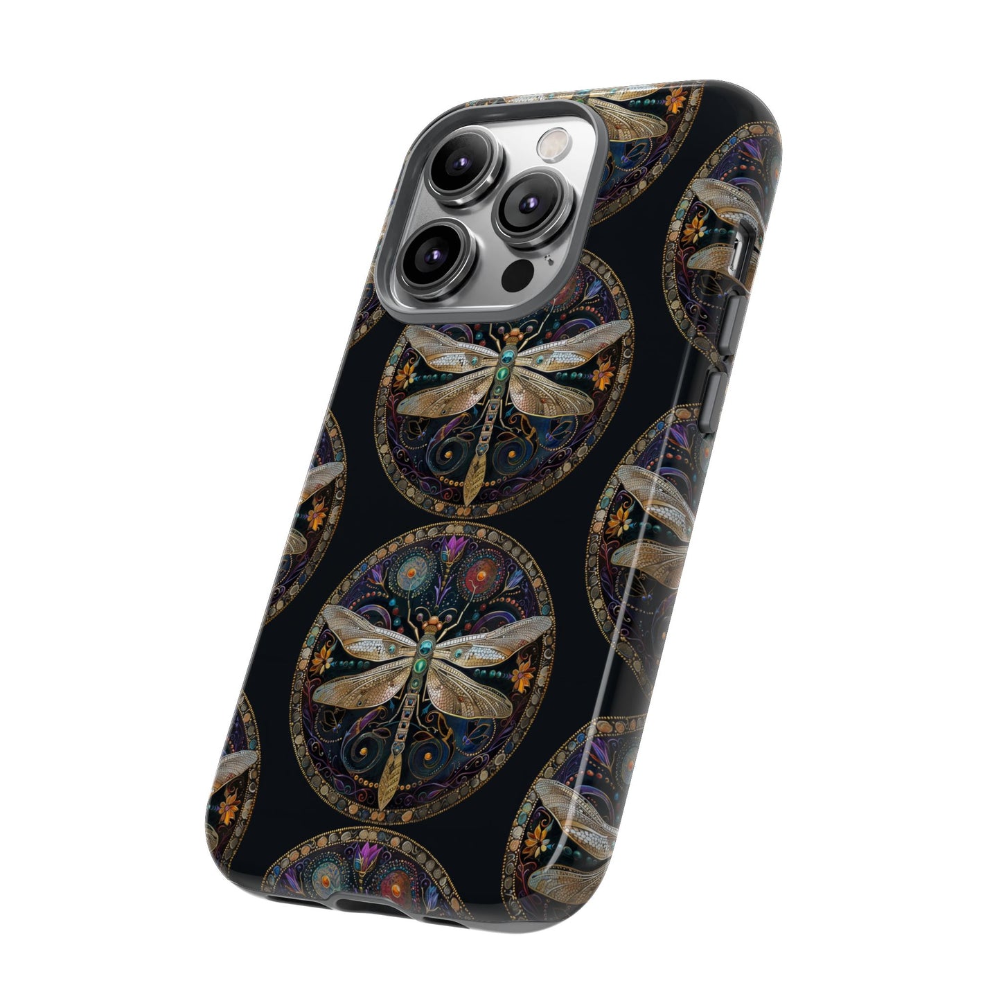Dragonfly Phone Case, Tough Phone Cover, Artistic Cell Phone Accessory, Gift for Nature Lovers, Unique Phone Protector
