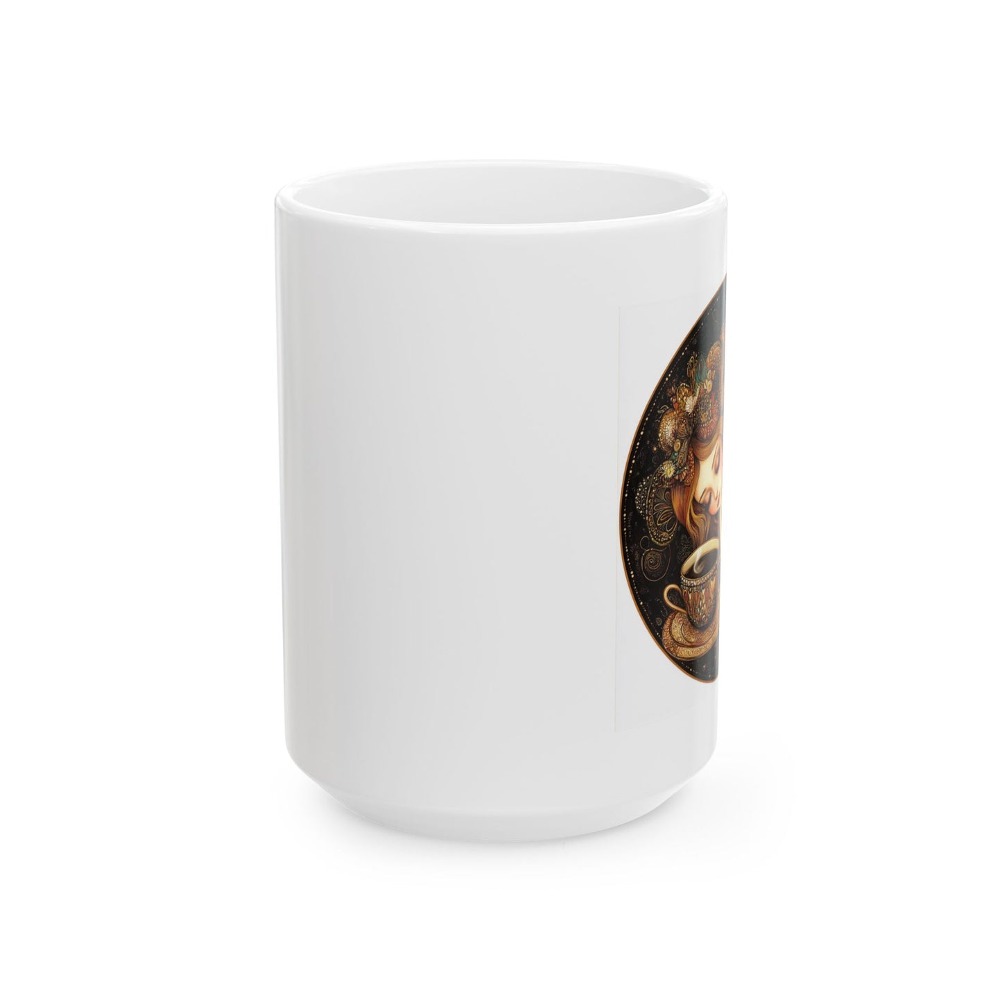 Tea Time Fairy Collection, "Black Tea" , Elegant Tea Cup, Astrology Decor, Cozy Home Drinkware, Unique Birthday Present
