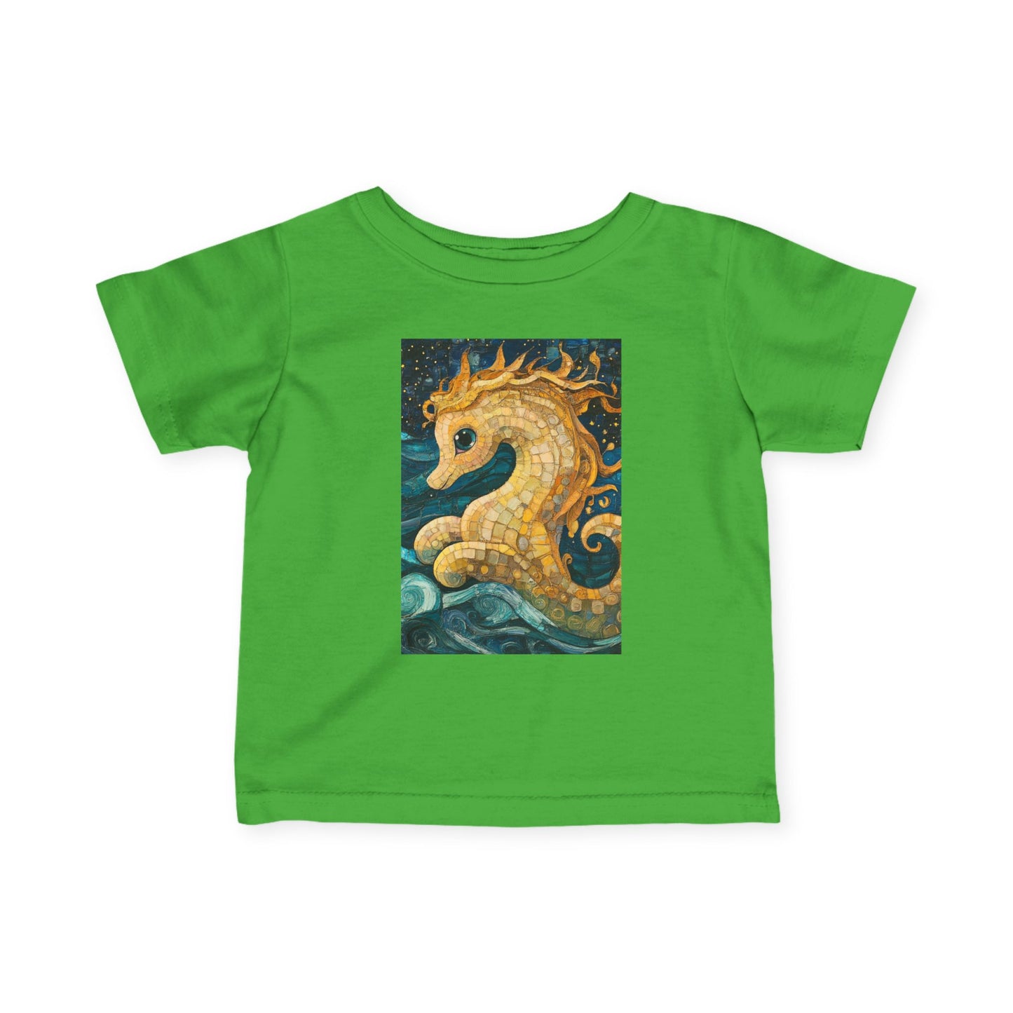 Baby Seahorse Infant Tee: Cute Baby Shirt, Toddler Outfit, Children's Clothing, Nautical Gift, Baby Shower Present