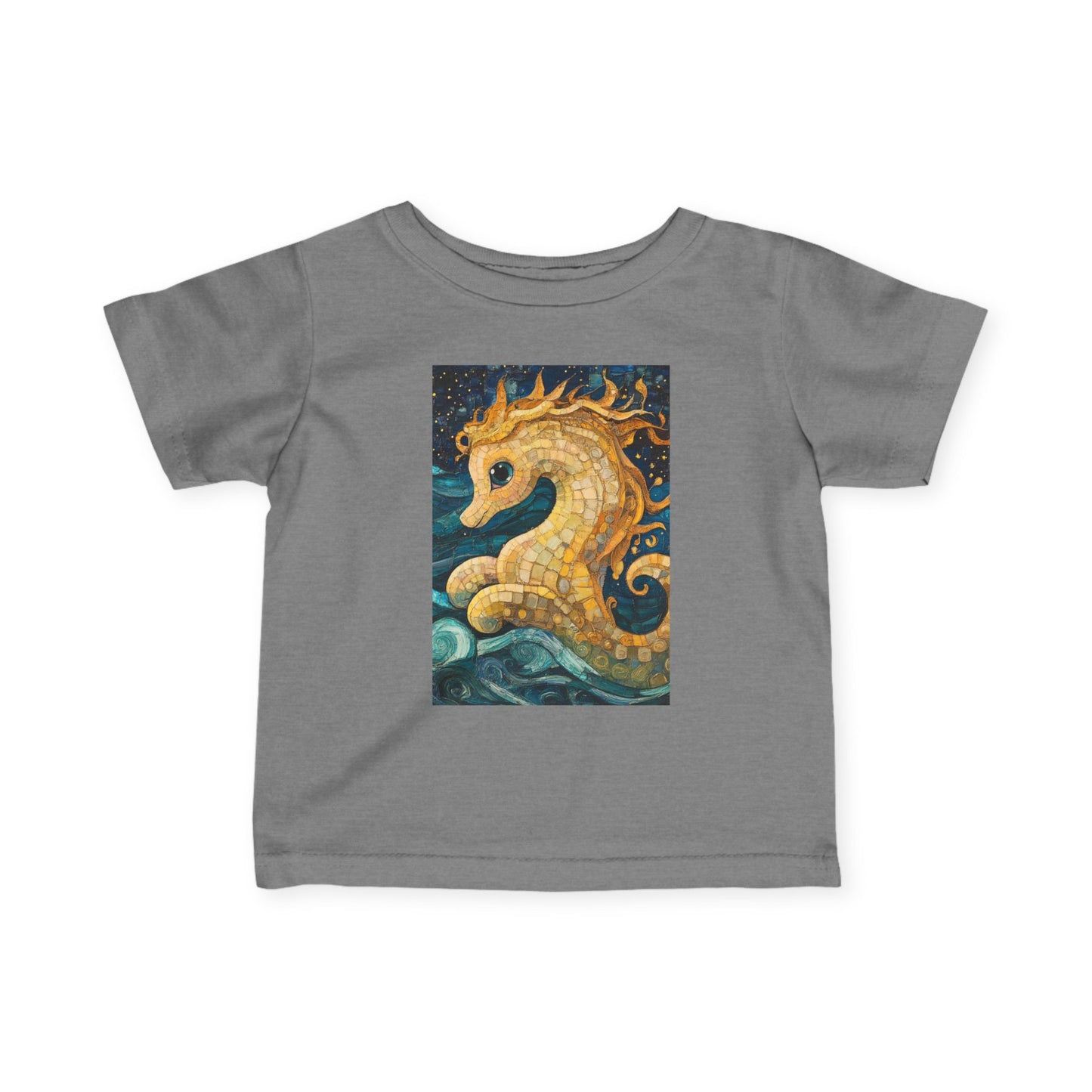 Baby Seahorse Infant Tee: Cute Baby Shirt, Toddler Outfit, Children's Clothing, Nautical Gift, Baby Shower Present