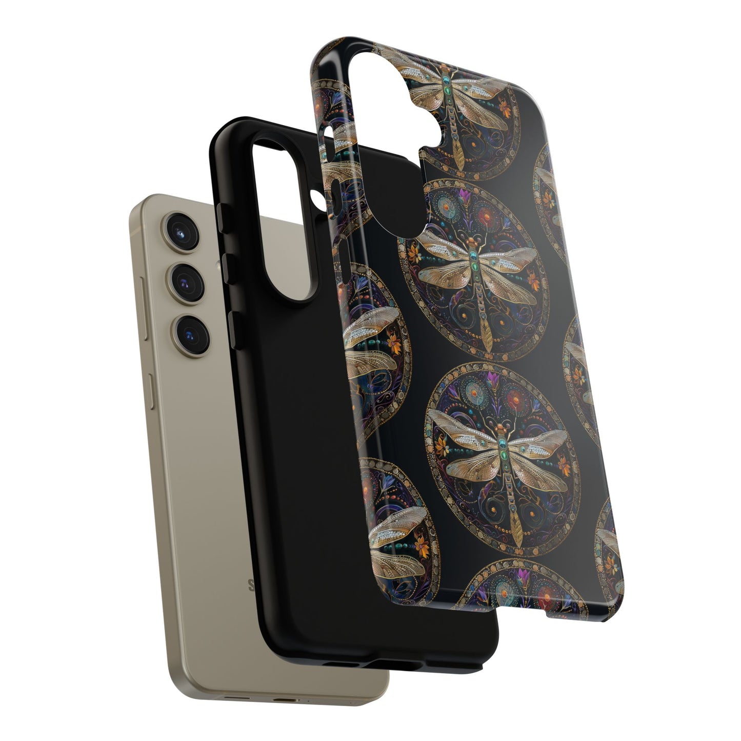 Dragonfly Phone Case, Tough Phone Cover, Artistic Cell Phone Accessory, Gift for Nature Lovers, Unique Phone Protector