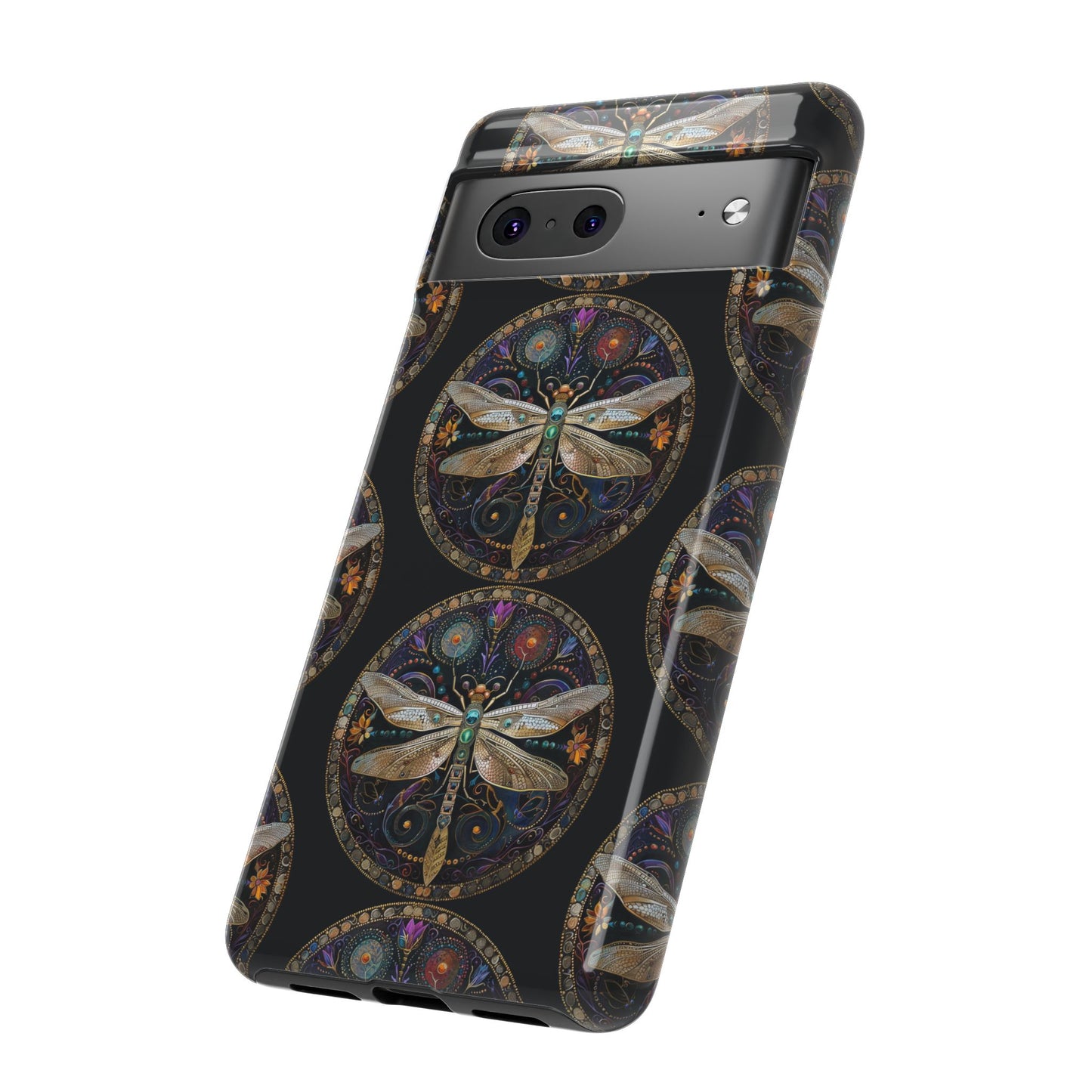 Dragonfly Phone Case, Tough Phone Cover, Artistic Cell Phone Accessory, Gift for Nature Lovers, Unique Phone Protector