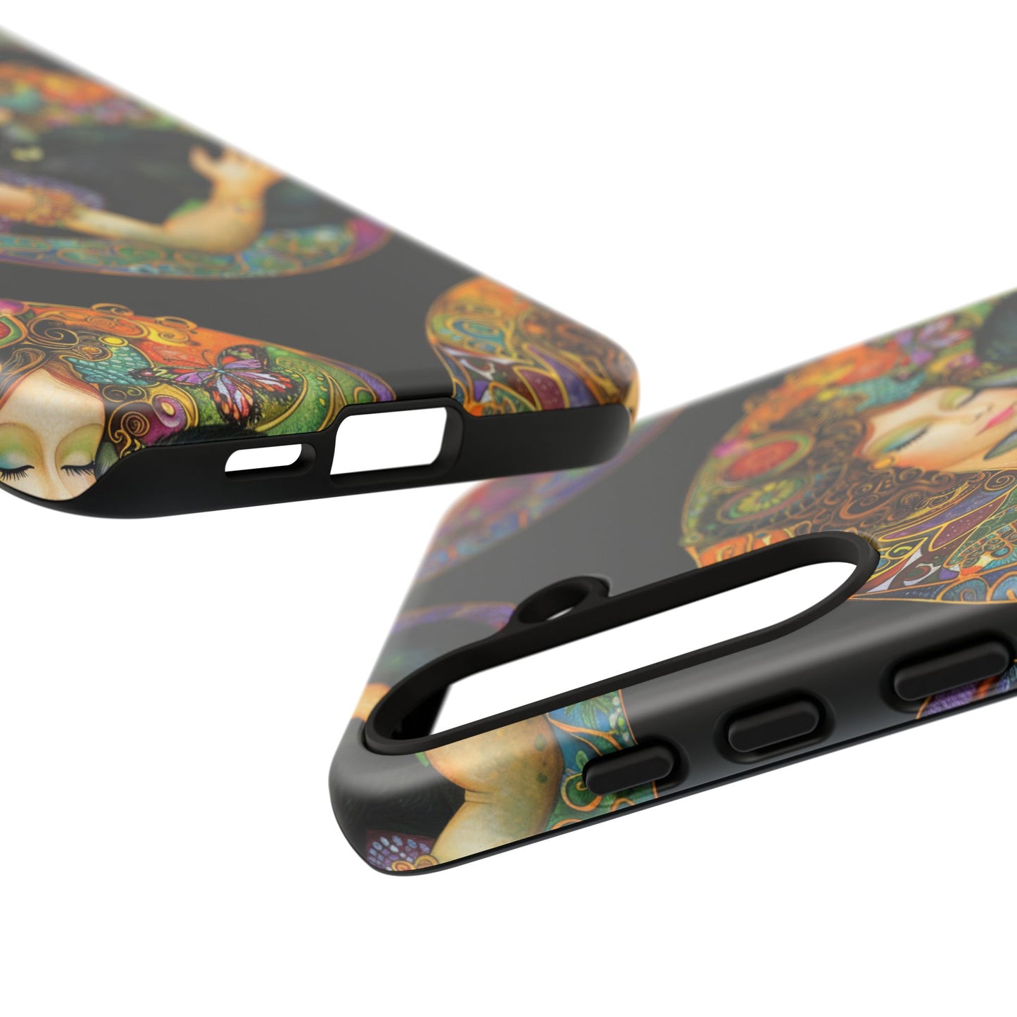 Tough Cases Phone Case, Colorful Protective Cover for Cat Lovers, Trendy Gift for Birthdays, Unique Art Phone Accessories