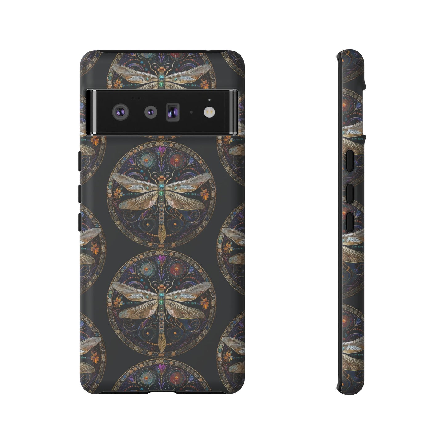 Dragonfly Phone Case, Tough Phone Cover, Artistic Cell Phone Accessory, Gift for Nature Lovers, Unique Phone Protector