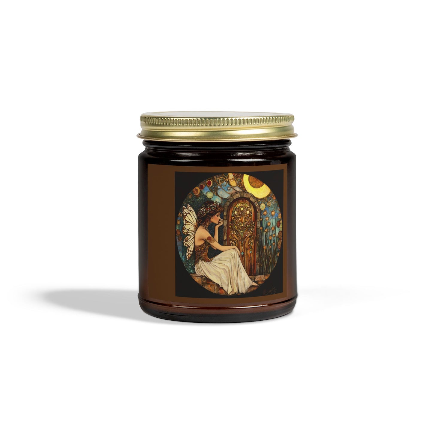 Fairy Door Aromatherapy Candles: Coconut Apricot Wax, Hand-Poured, Natural Fragrance, Home Decor, Eco-Friendly Gifts, Relaxation