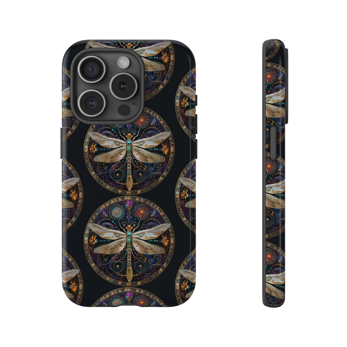 Dragonfly Phone Case, Tough Phone Cover, Artistic Cell Phone Accessory, Gift for Nature Lovers, Unique Phone Protector
