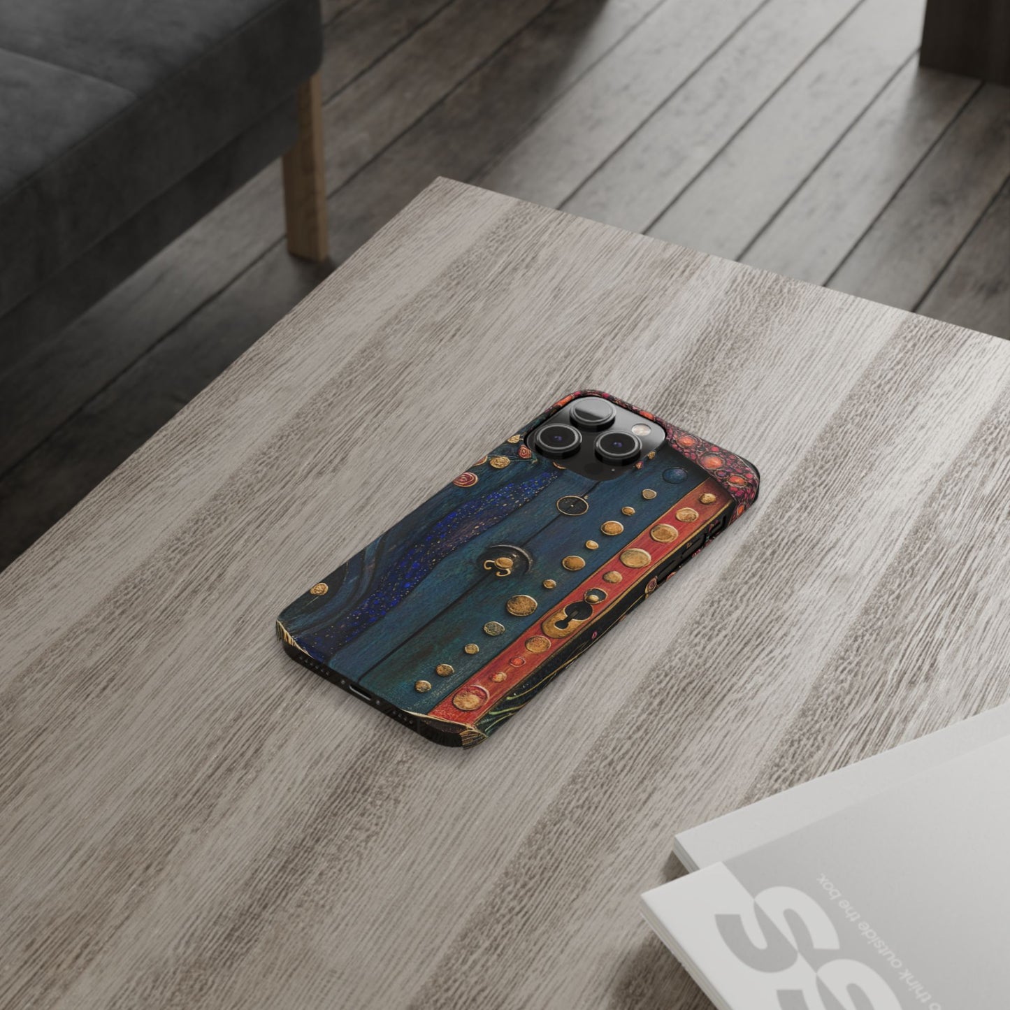 Fairy Door Artistic Slim Phone Cases, Unique Phone Cover, Gift for Art Lovers, Decorative Case, Phone Accessory