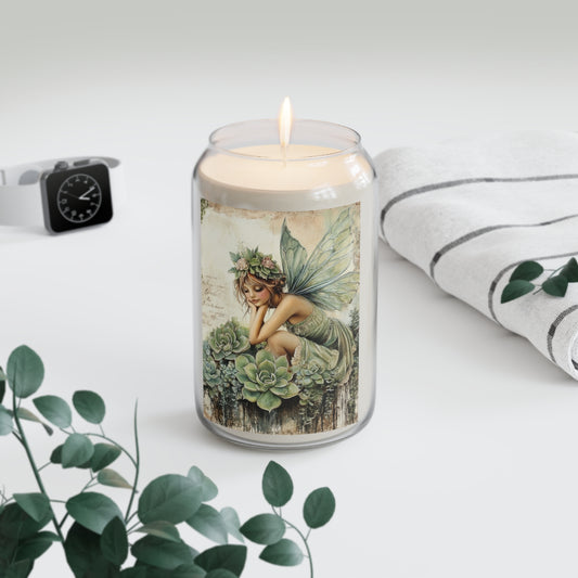 Fairy Garden Scented Soy Candle, Aromatherapy Gift, Home Décor, Eco-Friendly Candle, Relaxation Gift, Fairy Decor, Nature Inspired