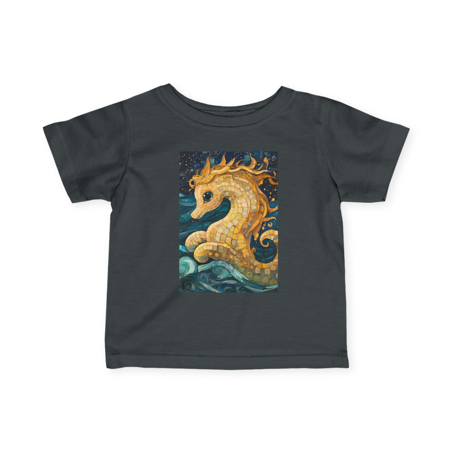 Baby Seahorse Infant Tee: Cute Baby Shirt, Toddler Outfit, Children's Clothing, Nautical Gift, Baby Shower Present