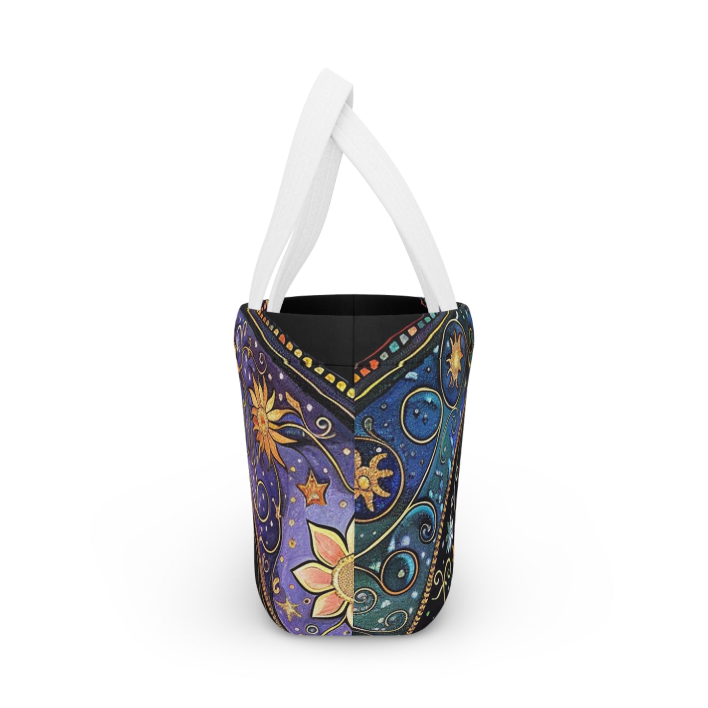 Cosmic Pattern Lunch Bag | Stylish Tote for Lunches, Picnics, Travel, Birthday Gift, Eco-Friendly Bag