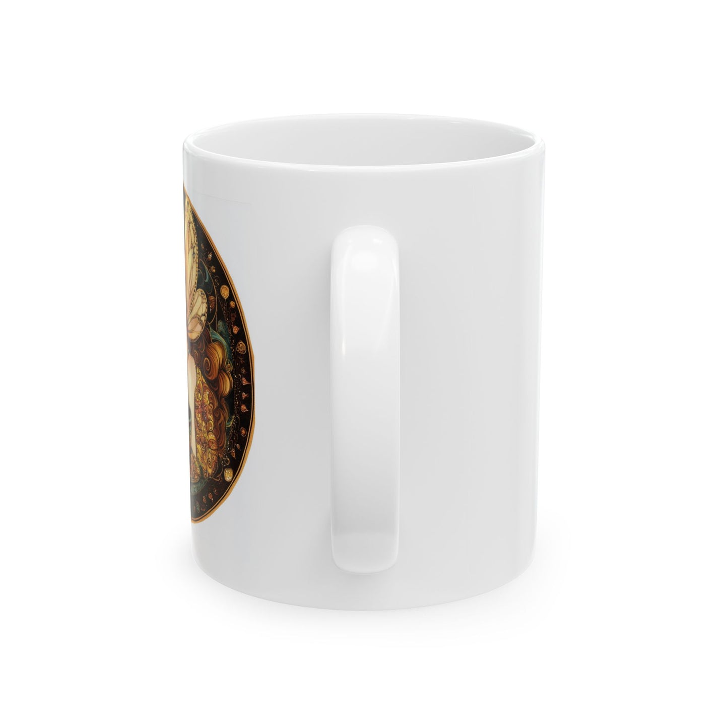 Whimsical Nature-Inspired Ceramic Mug