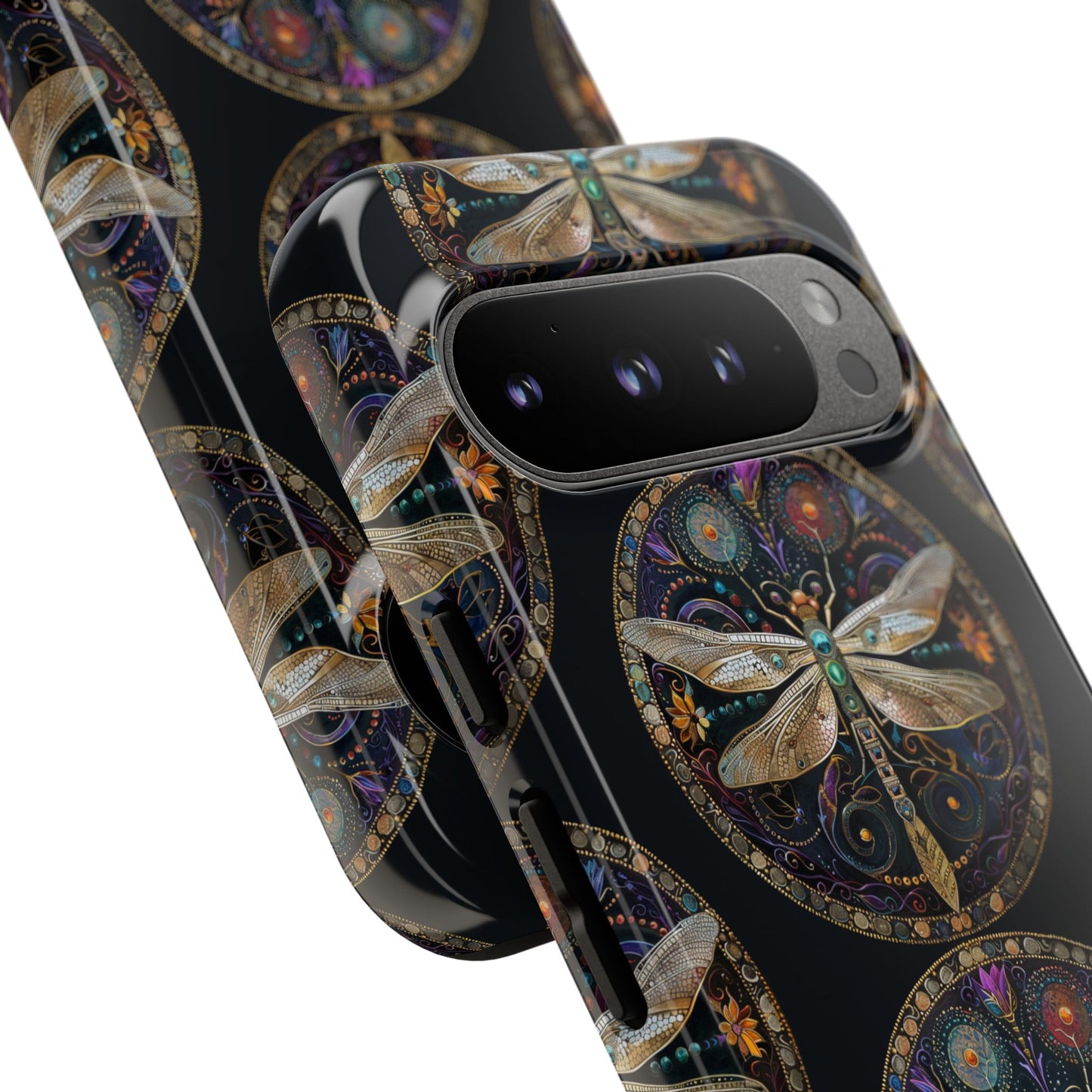 Dragonfly Phone Case, Tough Phone Cover, Artistic Cell Phone Accessory, Gift for Nature Lovers, Unique Phone Protector