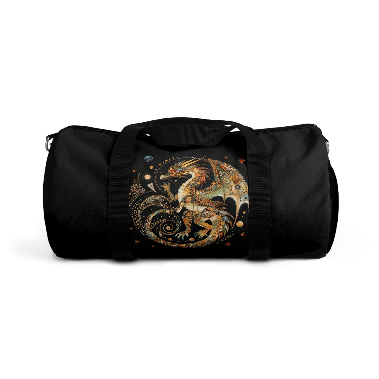 Mystic Dragon Duffel Bag, Gym Bag, Travel Bag, Weekender Bag, Fantasy Lover Gift, Dragon Artwork Travel Bag
