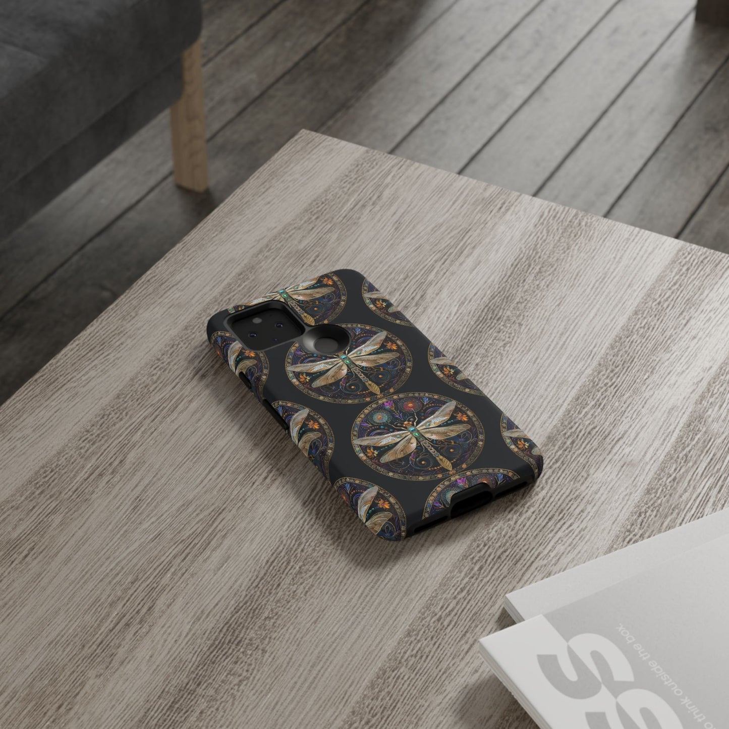 Dragonfly Phone Case, Tough Phone Cover, Artistic Cell Phone Accessory, Gift for Nature Lovers, Unique Phone Protector