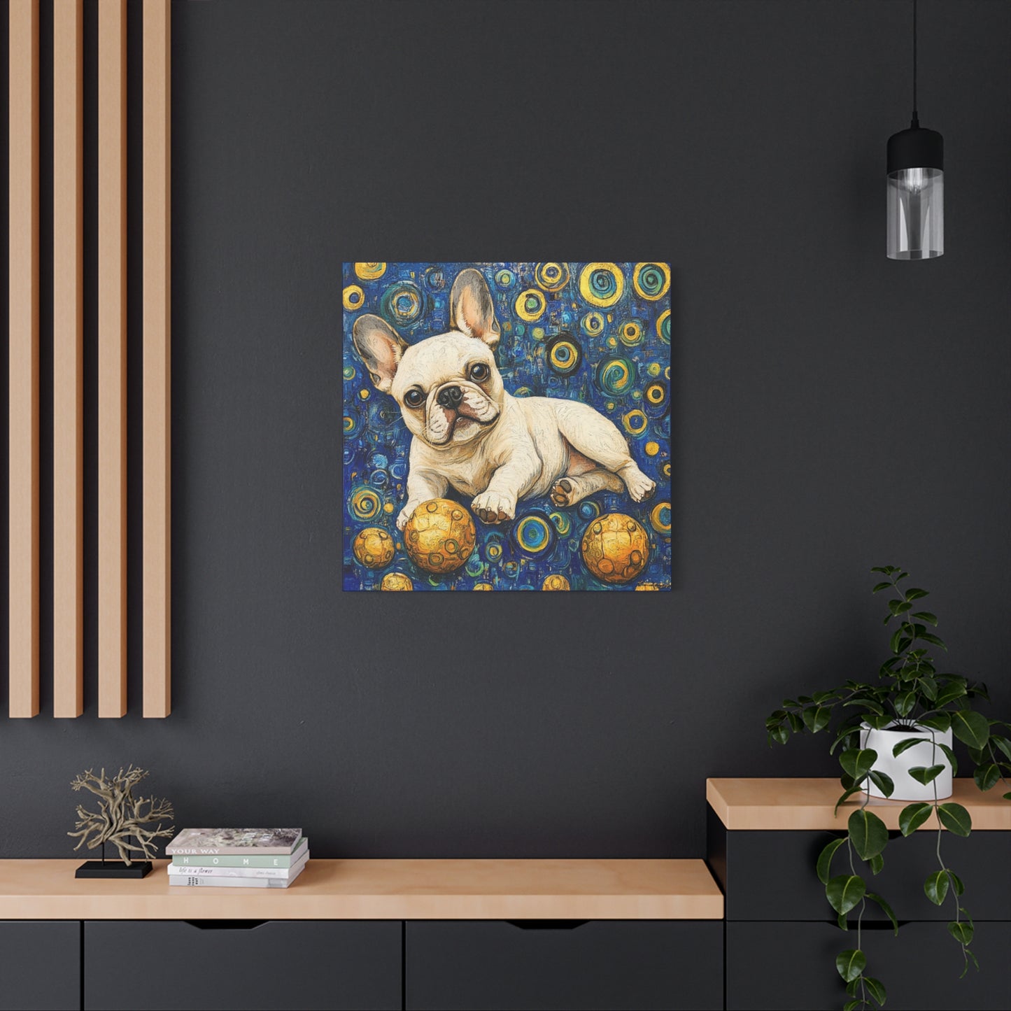 French Bulldog Matte Canvas, Stretched, Bodhi Pets