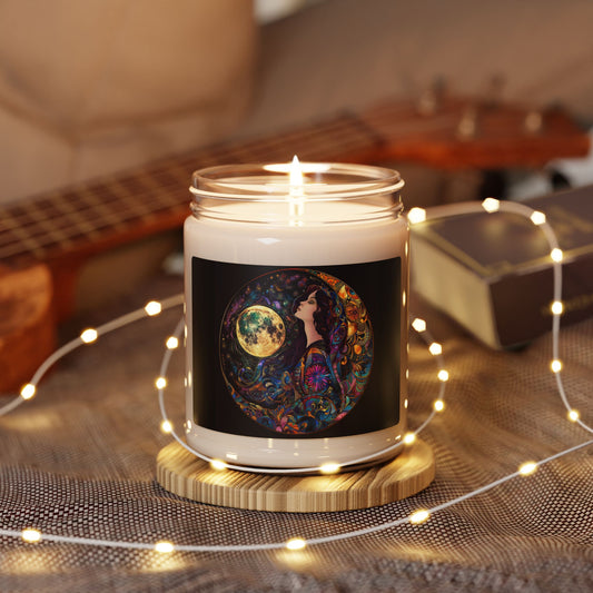 Mystical Moonlight Scented Soy Candle | Healing Aromatherapy | Eco-Friendly Gift for Home | Yoga, Meditation, Self-Care