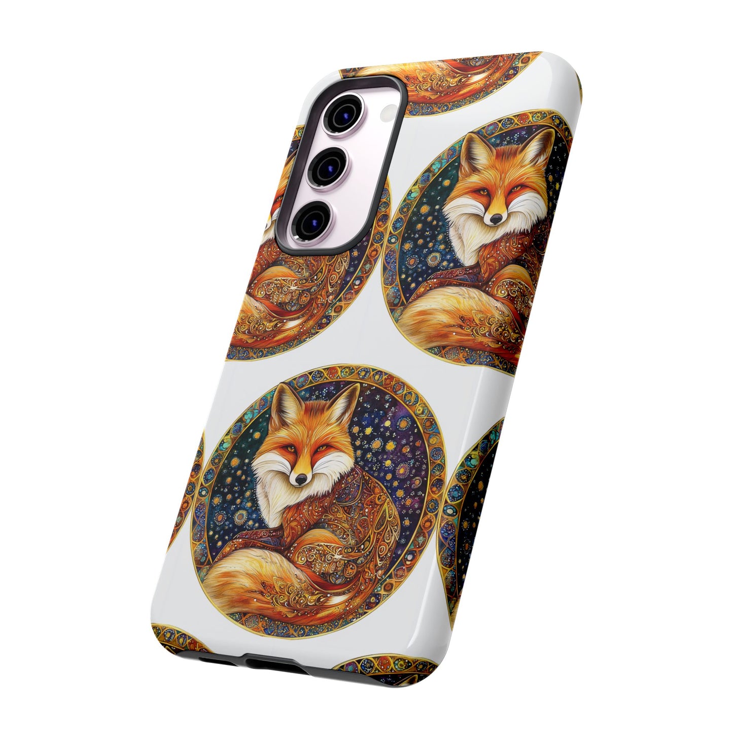 Artistic Fox Phone Case, Tough Phone Cover, Unique Gift for Animal Lovers, Stylish Tech Accessory, Nature-Inspired Decor
