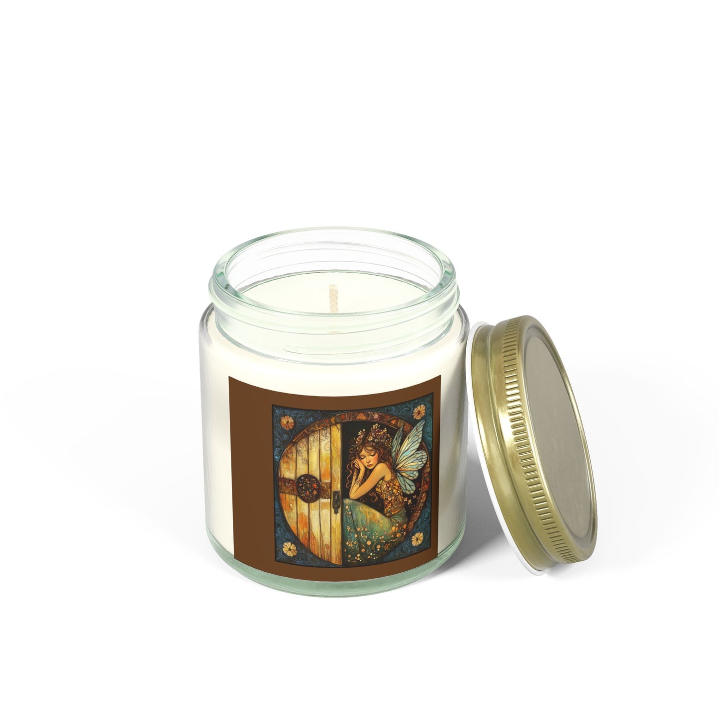 Fairy Door Aromatherapy Candles: Coconut Apricot Wax, Hand-Poured, Natural Fragrance, Home Decor, Eco-Friendly Gifts, Relaxation