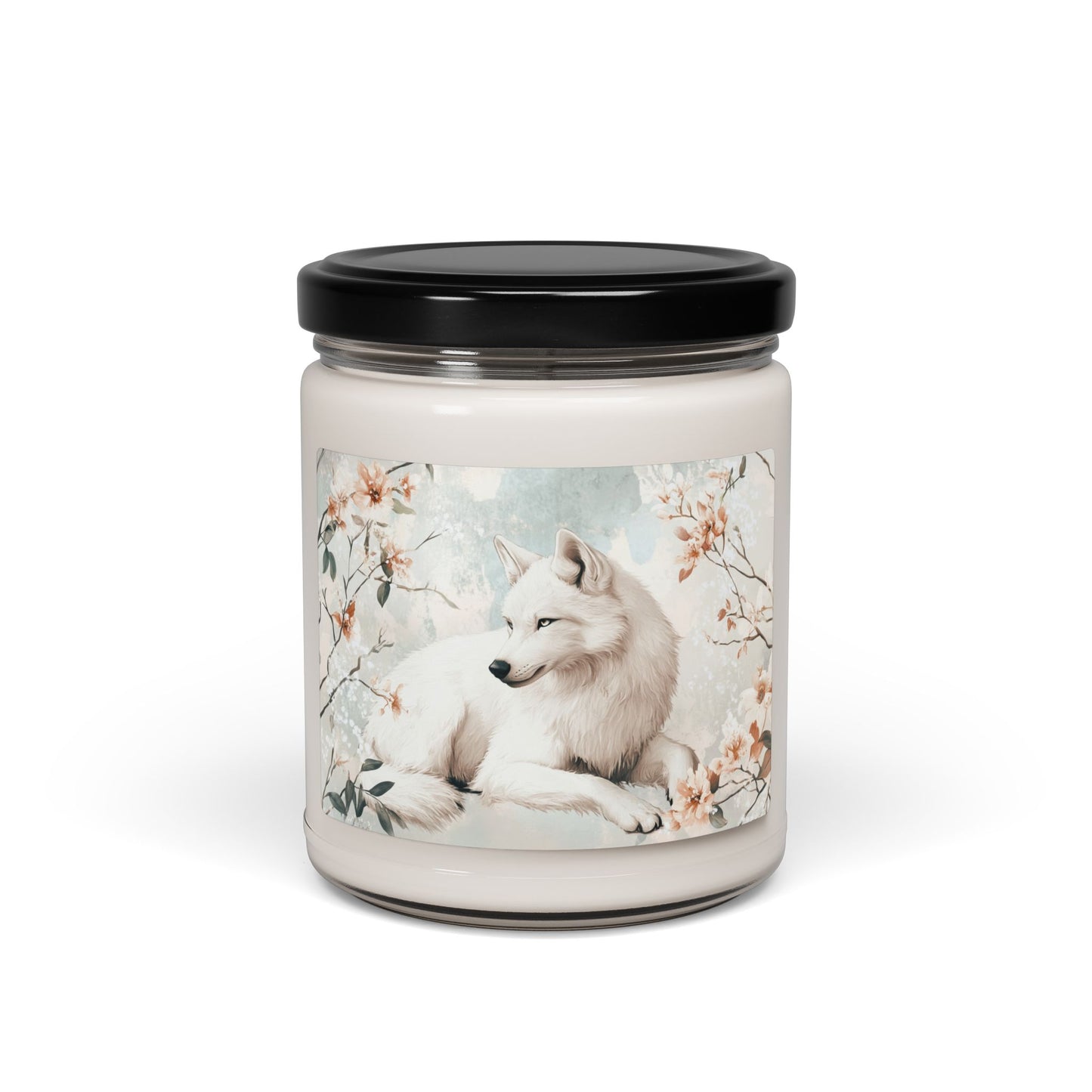 Serene Wolf Scented Candle | Cozy Home Decor, Aromatherapy Gift, Nature-Inspired Candle, Relaxation Essential, Pet Lover Gift