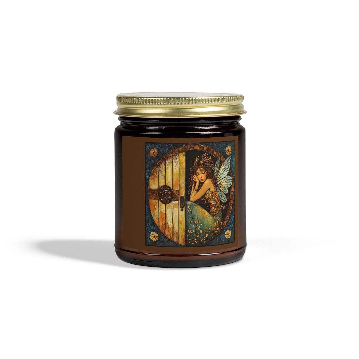 Fairy Door Aromatherapy Candles: Coconut Apricot Wax, Hand-Poured, Natural Fragrance, Home Decor, Eco-Friendly Gifts, Relaxation