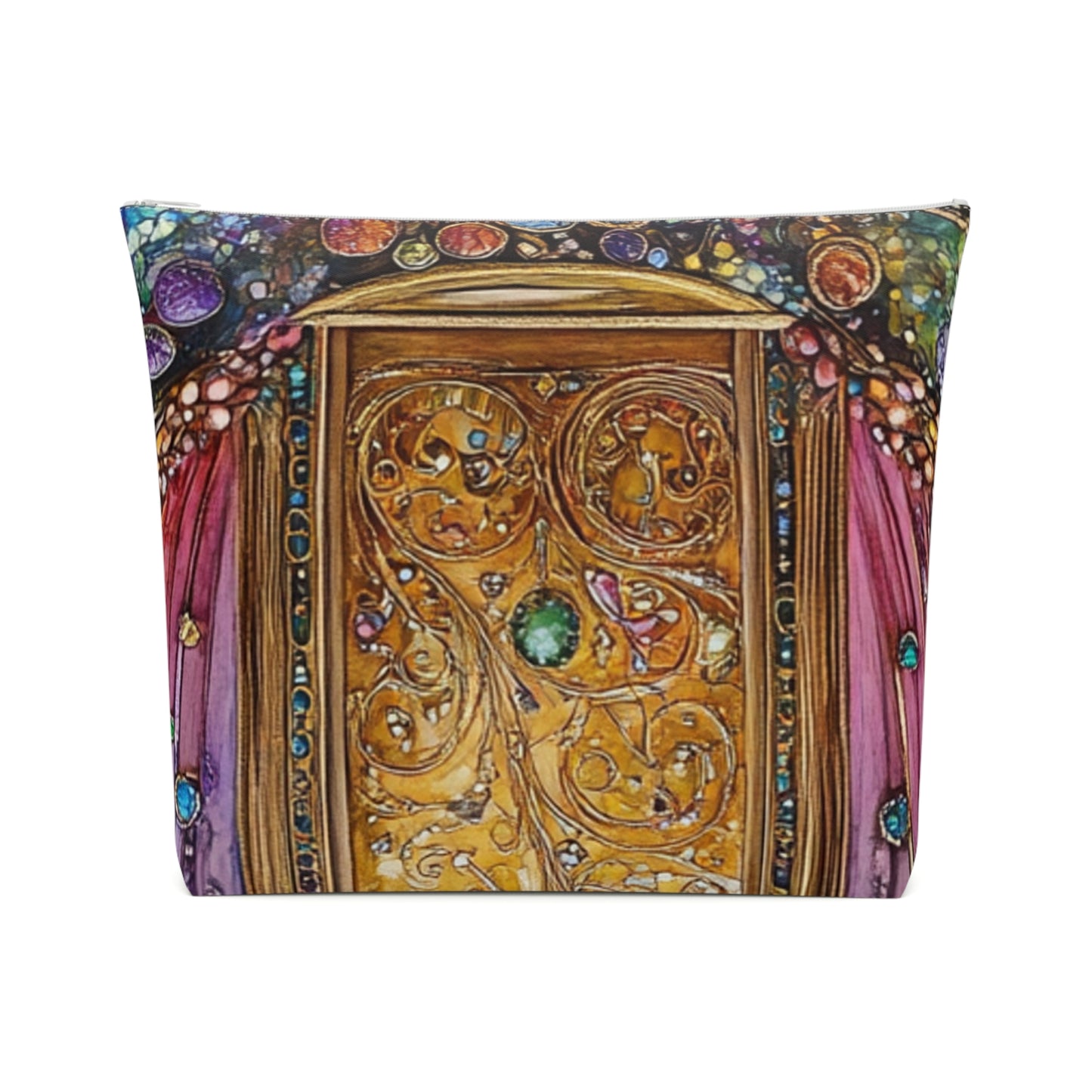 Fairy Door Cosmetic Bag with Enchanted Door Design, Makeup Organizer, Travel Pouch, Gift for Her, Magical Cosmetics Bag