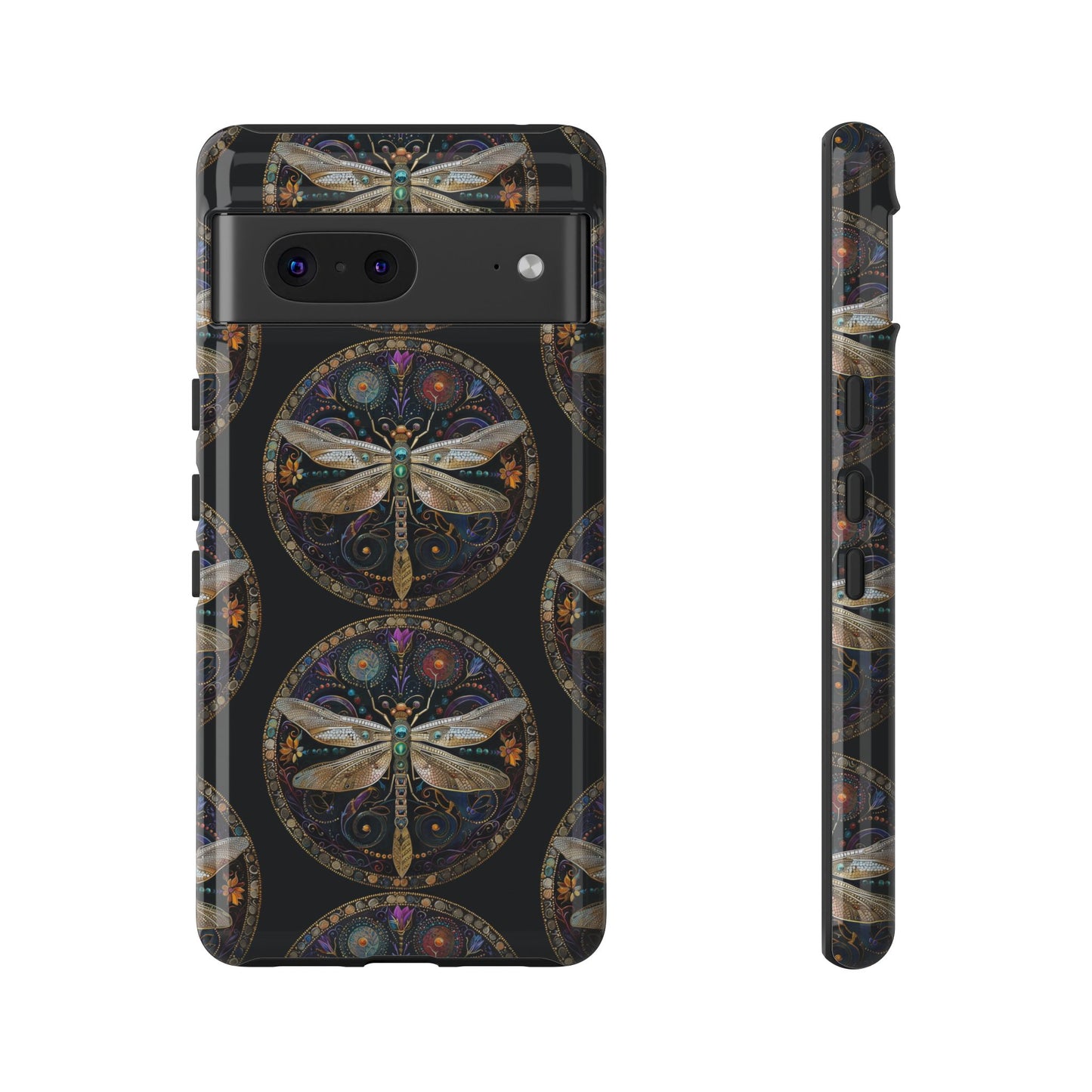 Dragonfly Phone Case, Tough Phone Cover, Artistic Cell Phone Accessory, Gift for Nature Lovers, Unique Phone Protector