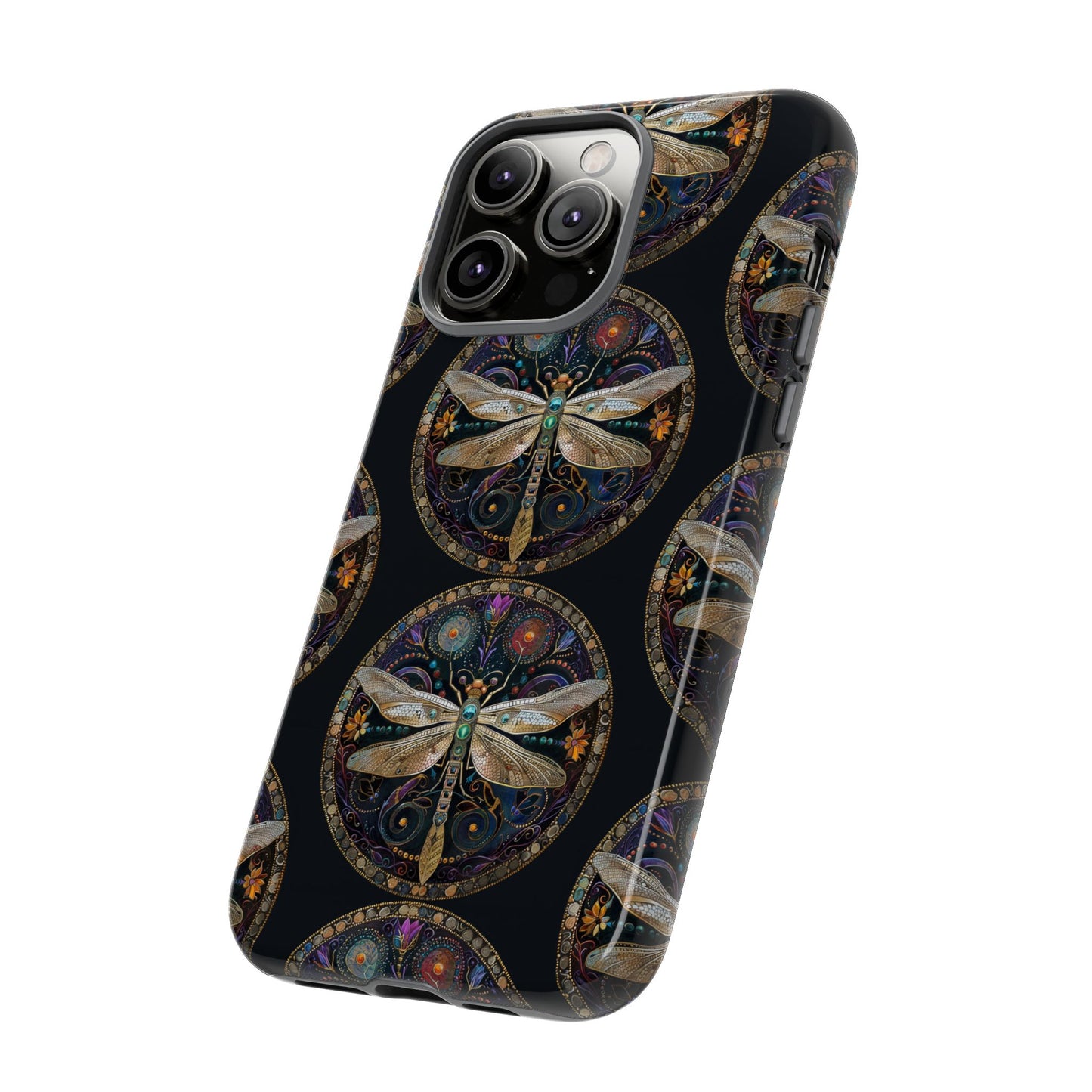 Dragonfly Phone Case, Tough Phone Cover, Artistic Cell Phone Accessory, Gift for Nature Lovers, Unique Phone Protector