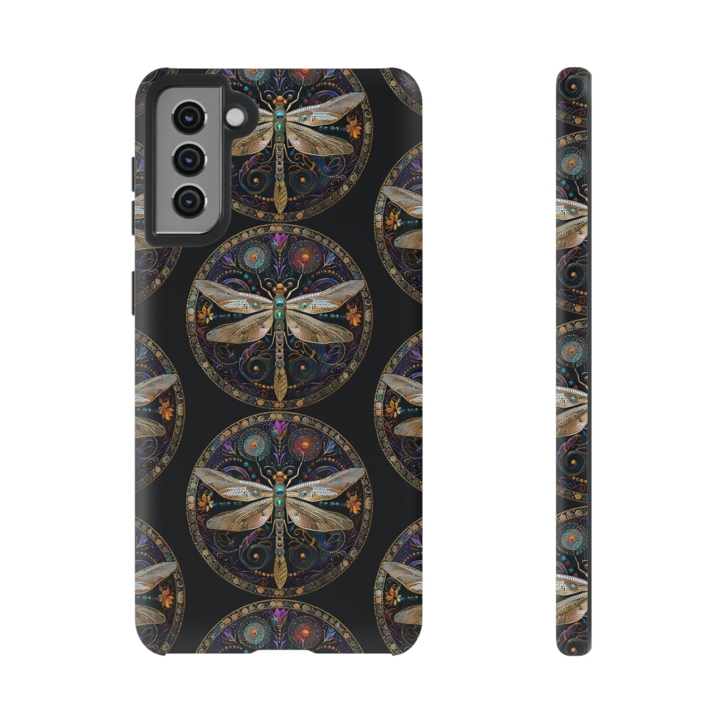 Dragonfly Phone Case, Tough Phone Cover, Artistic Cell Phone Accessory, Gift for Nature Lovers, Unique Phone Protector