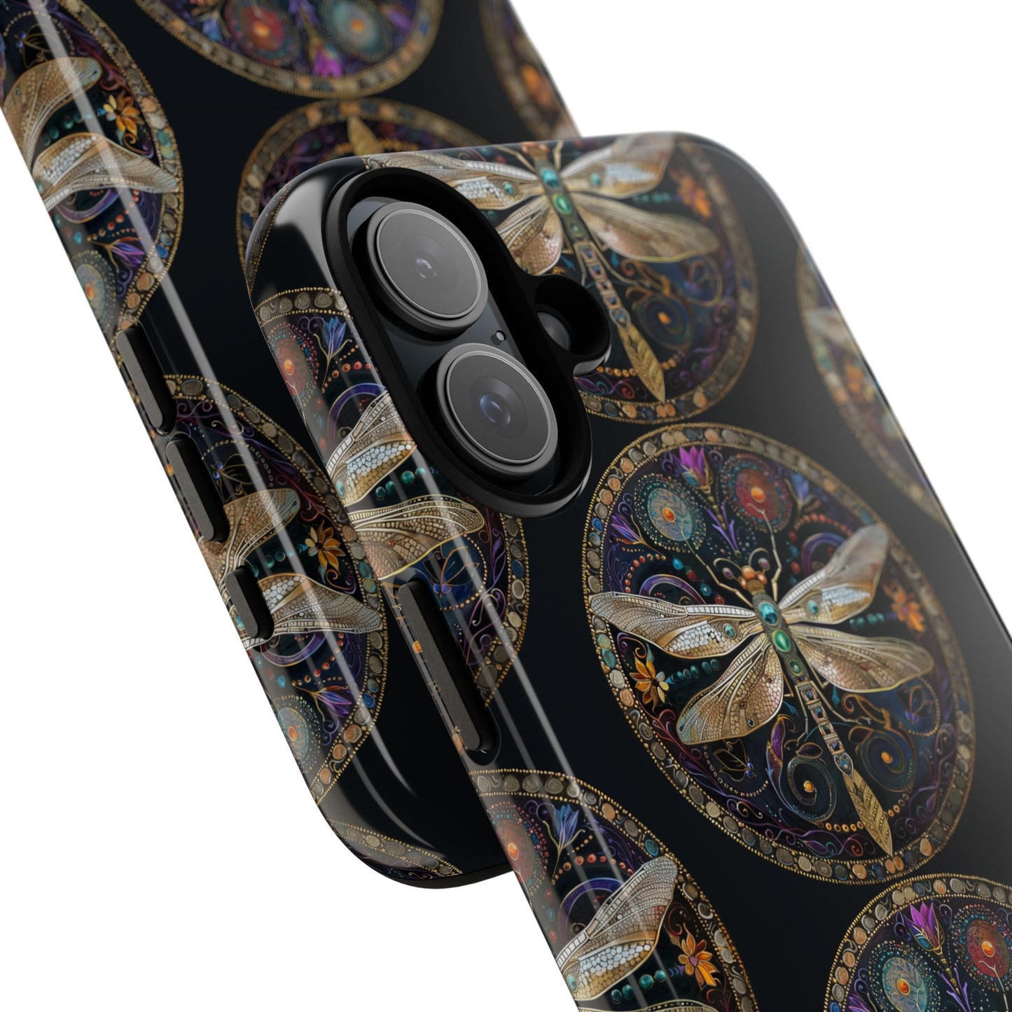 Dragonfly Phone Case, Tough Phone Cover, Artistic Cell Phone Accessory, Gift for Nature Lovers, Unique Phone Protector