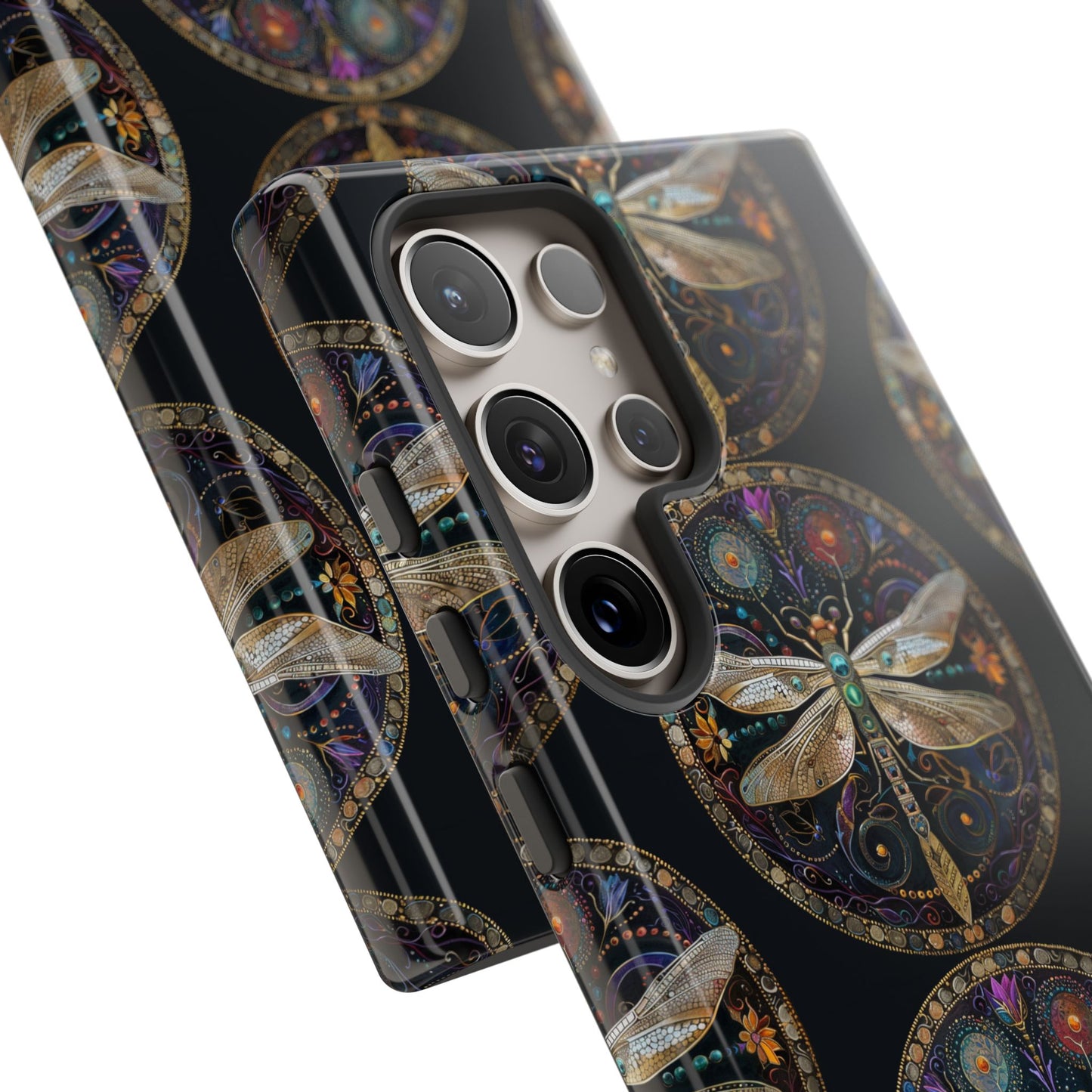 Dragonfly Phone Case, Tough Phone Cover, Artistic Cell Phone Accessory, Gift for Nature Lovers, Unique Phone Protector