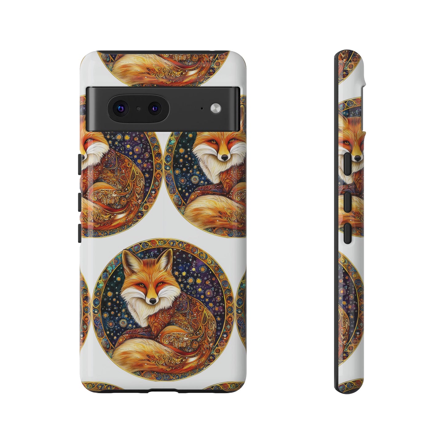 Artistic Fox Phone Case, Tough Phone Cover, Unique Gift for Animal Lovers, Stylish Tech Accessory, Nature-Inspired Decor