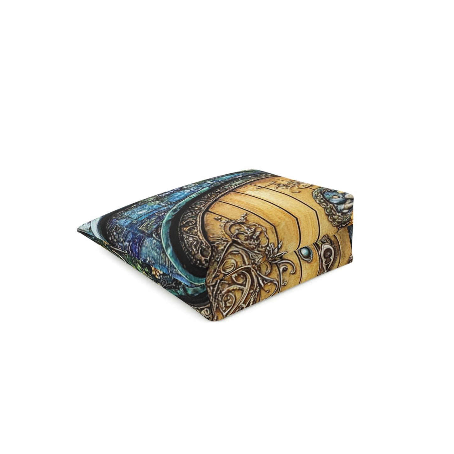 Fairy Door Mystical Floral Cosmetic Bag | Travel Pouch, Makeup Organizer, Gift for Her, Boho Style, Unique Design
