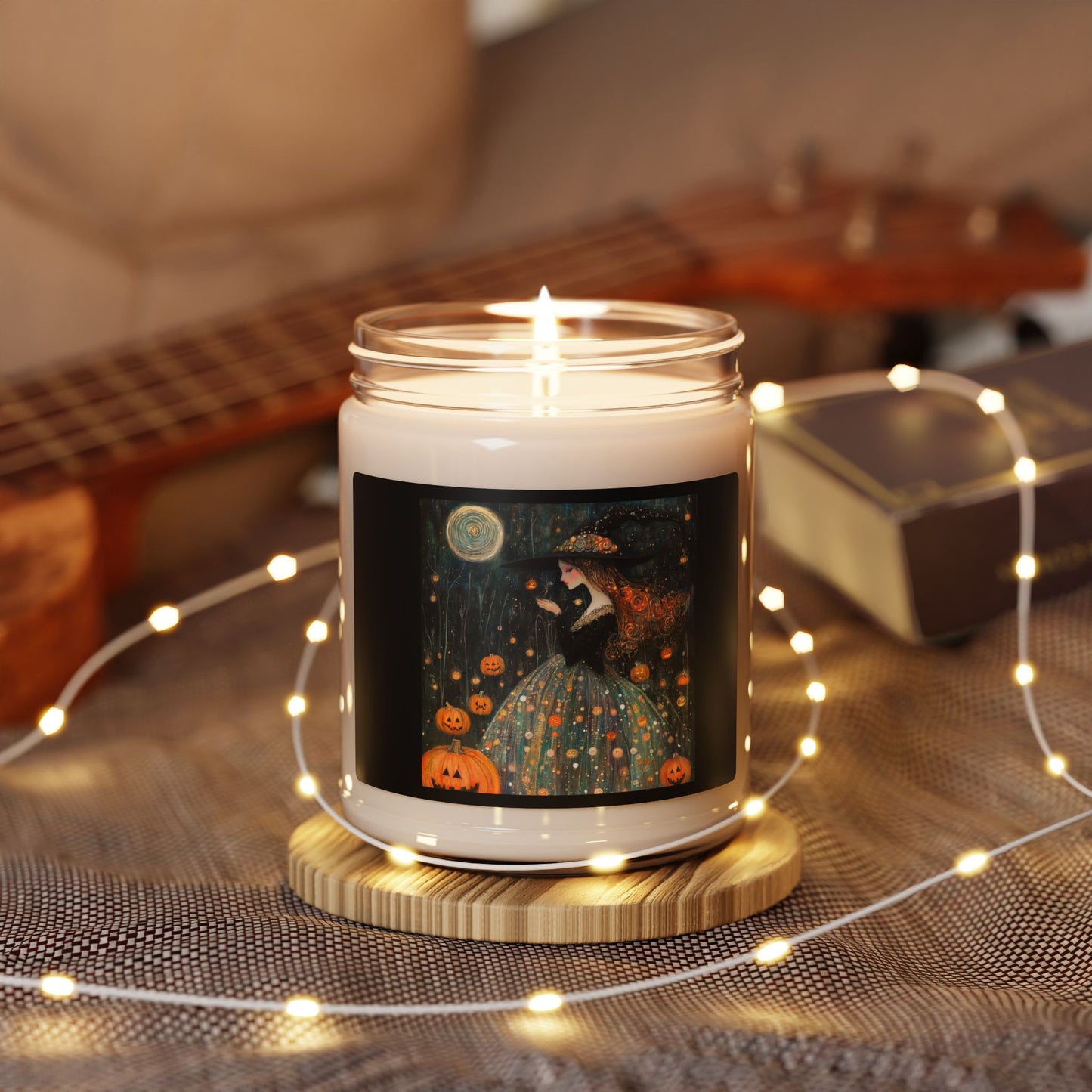 Whimsical Witch Fall Scented Candle, Cozy Autumn Candle, Halloween Decor, Pumpkin Aromatherapy, Fall Gift, Witchy Home Fragrance