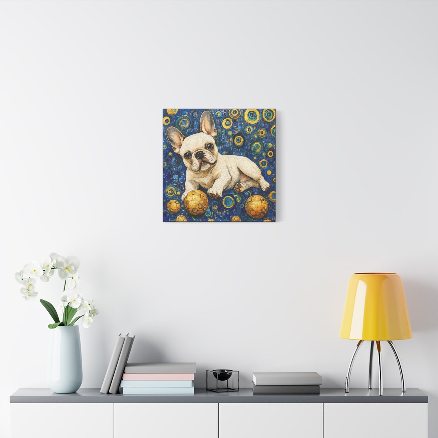 French Bulldog Matte Canvas, Stretched, Bodhi Pets