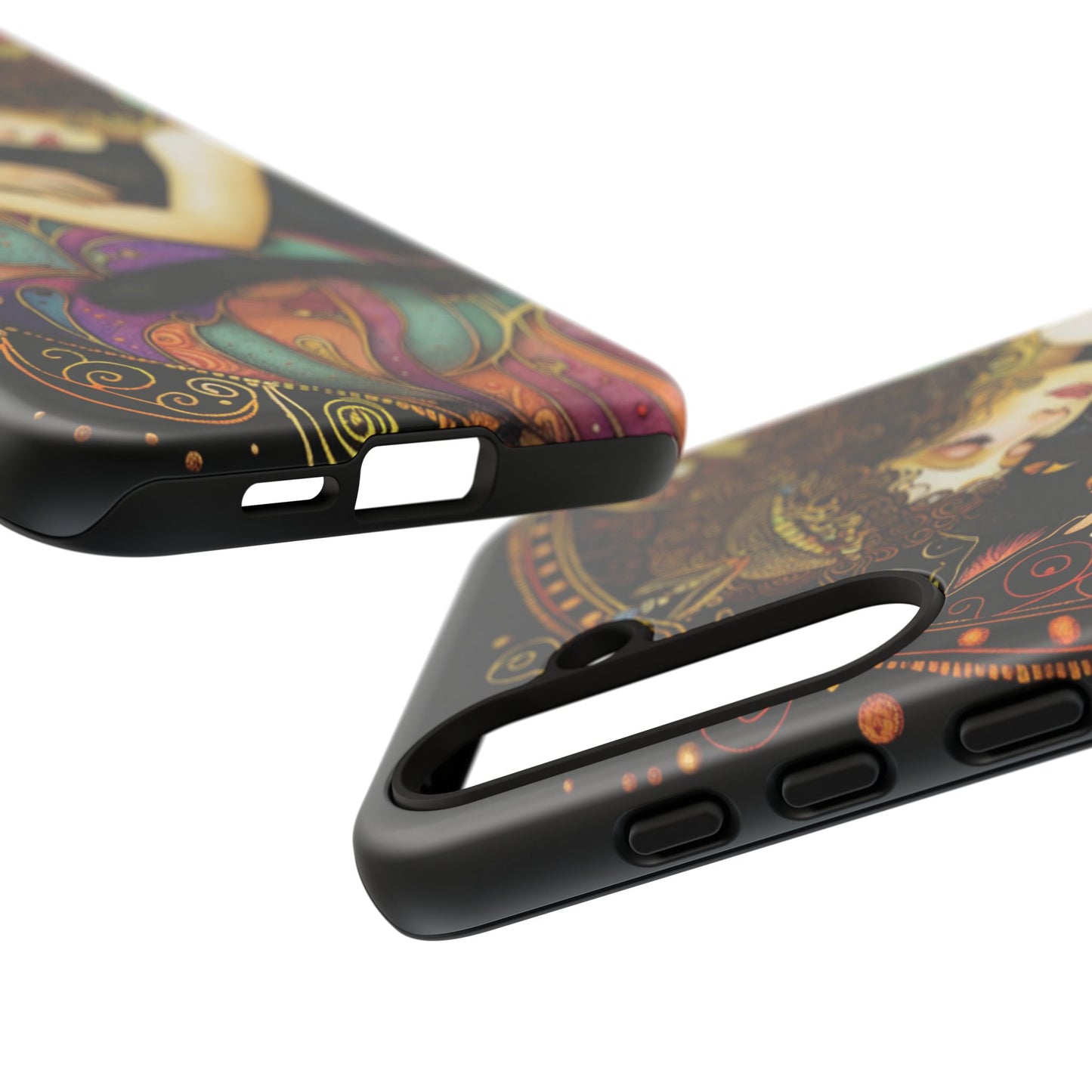 Artistic Phone Case for Cat Lovers, Tough Cases with Enchanting Design, Unique Gift for Birthdays, Holidays, and Celebrations