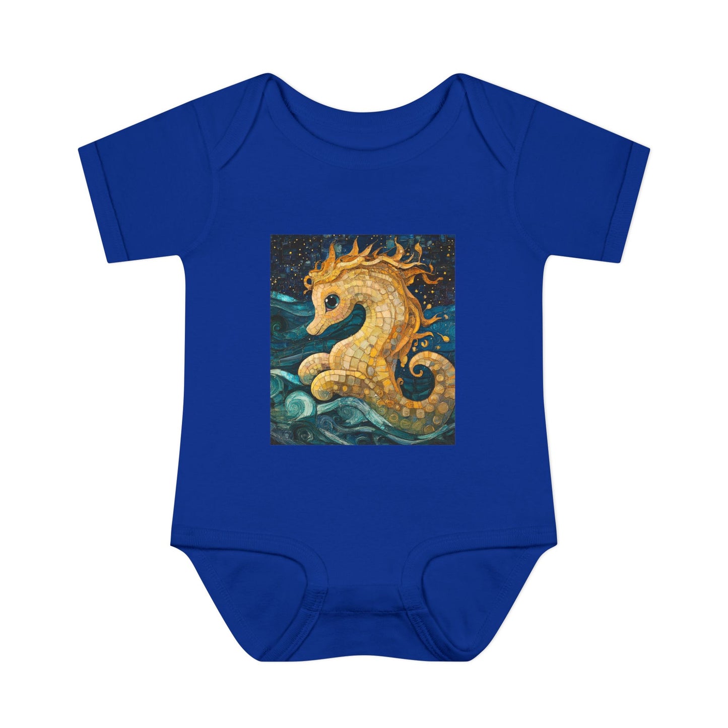 Baby Seahorse Baby Bodysuit, Cute Infant Clothing, Ocean Theme Baby Gift, Nursery Decor, Baby Shower Gift, Sea Creature Outfit