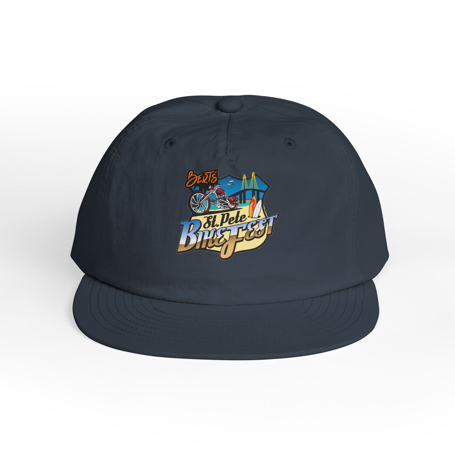St Pete Fl Bike Fest Surf Cap for Beach Lovers | Adjustable Sun Hat | Summer Vacation Essential, Surfing Gift, Beach Party Gear, Relaxed Style, Outdoor Adventure