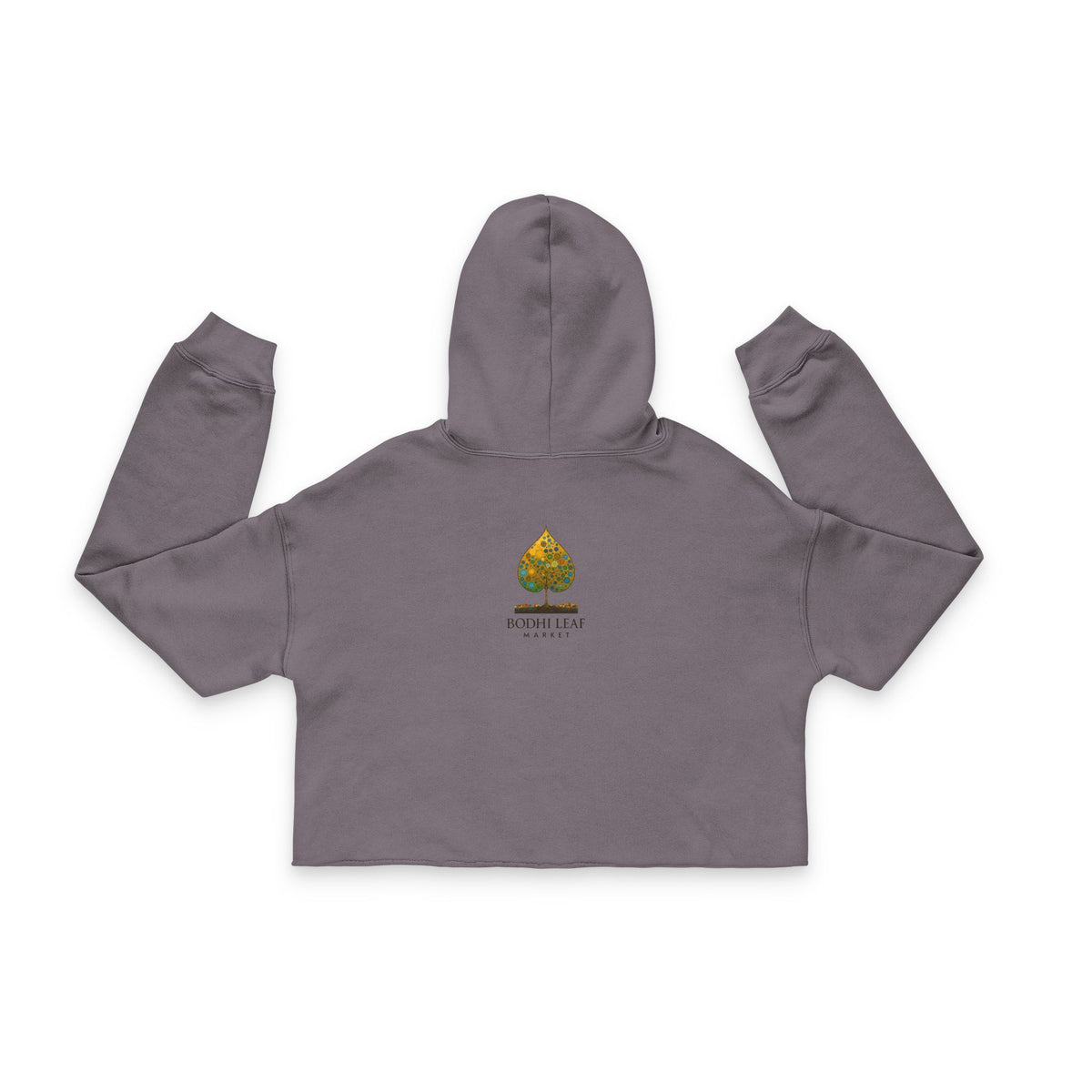 Bodhi Leaf Market Retreat Women's Cropped Hoodie