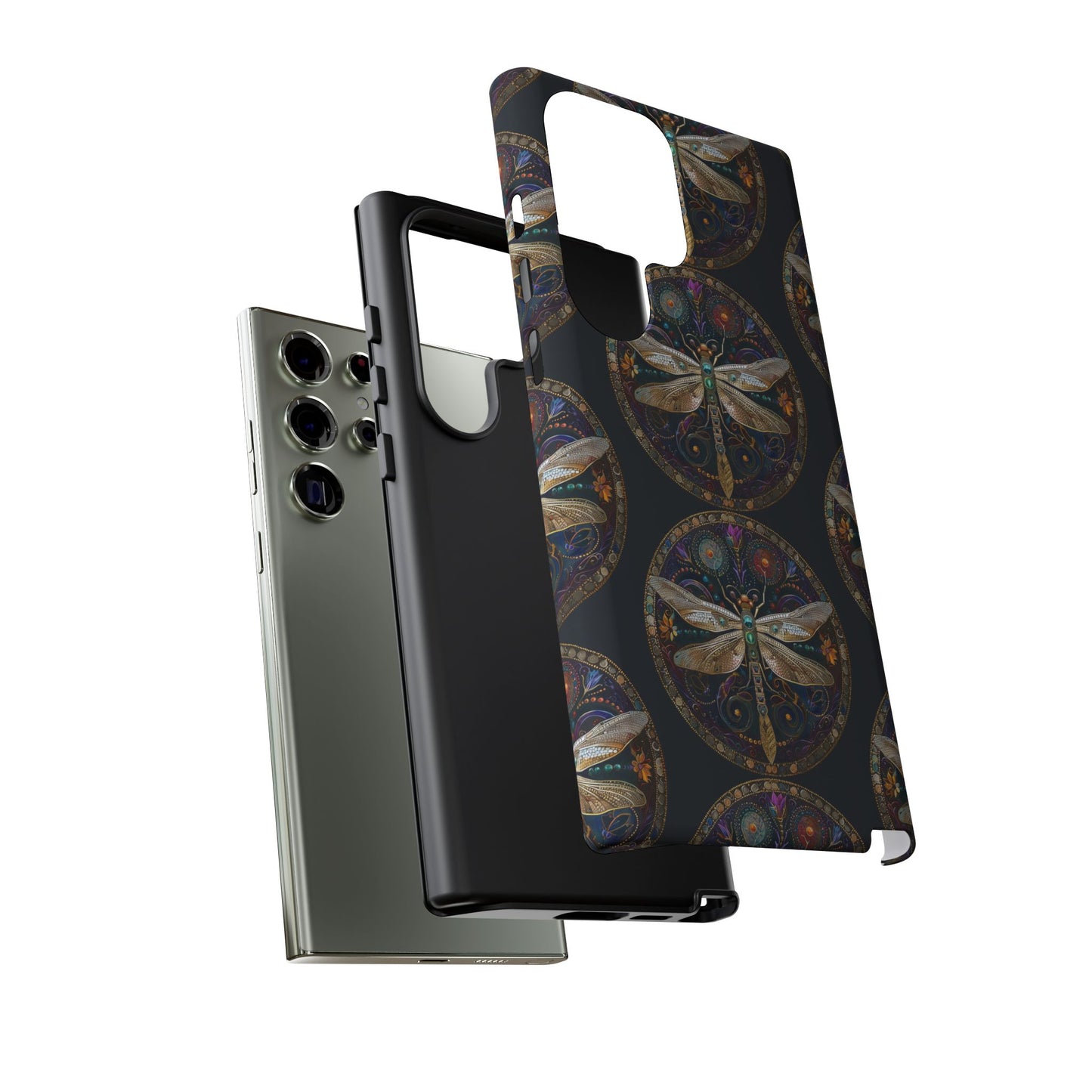 Dragonfly Phone Case, Tough Phone Cover, Artistic Cell Phone Accessory, Gift for Nature Lovers, Unique Phone Protector
