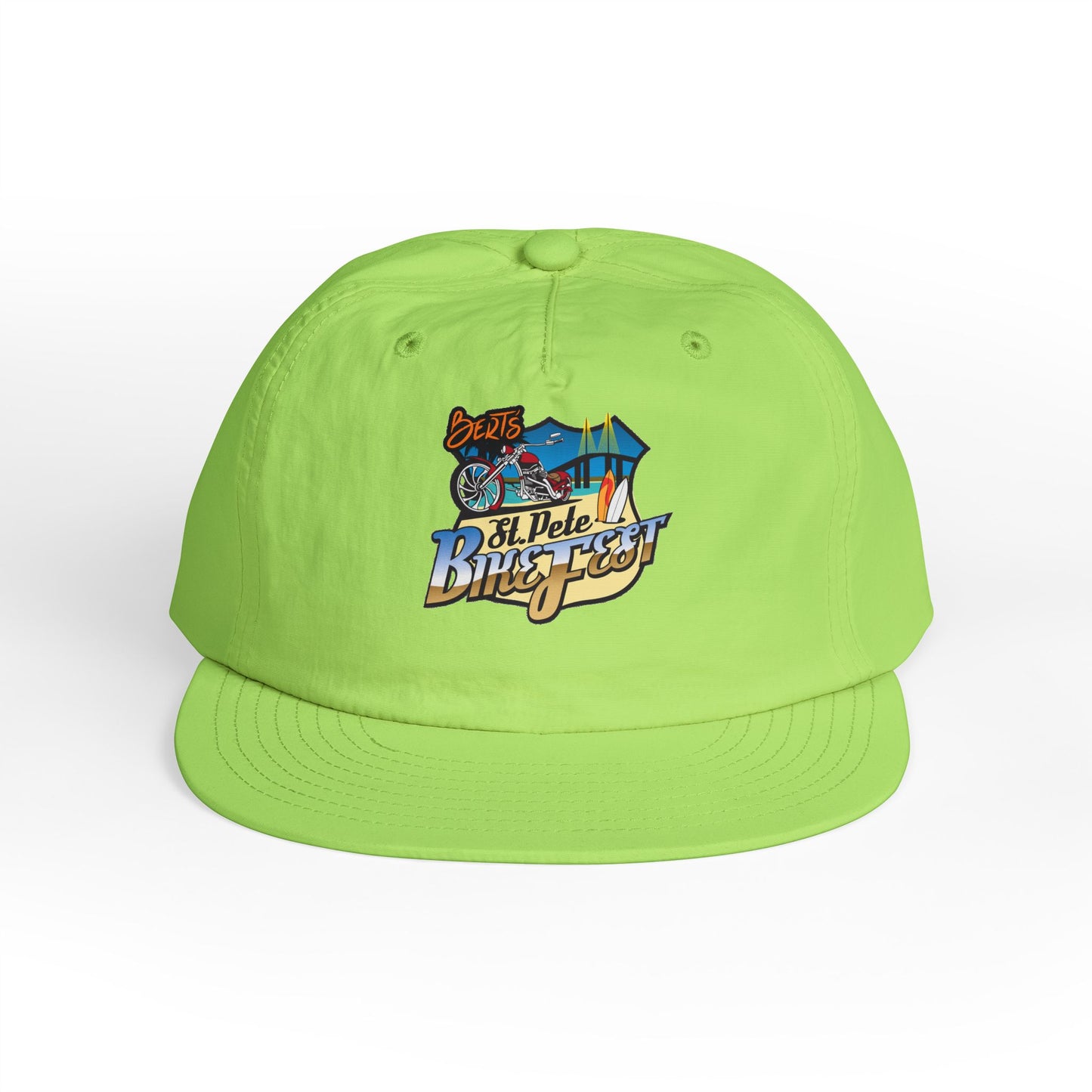 St Pete Fl Bike Fest Surf Cap for Beach Lovers | Adjustable Sun Hat | Summer Vacation Essential, Surfing Gift, Beach Party Gear, Relaxed Style, Outdoor Adventure
