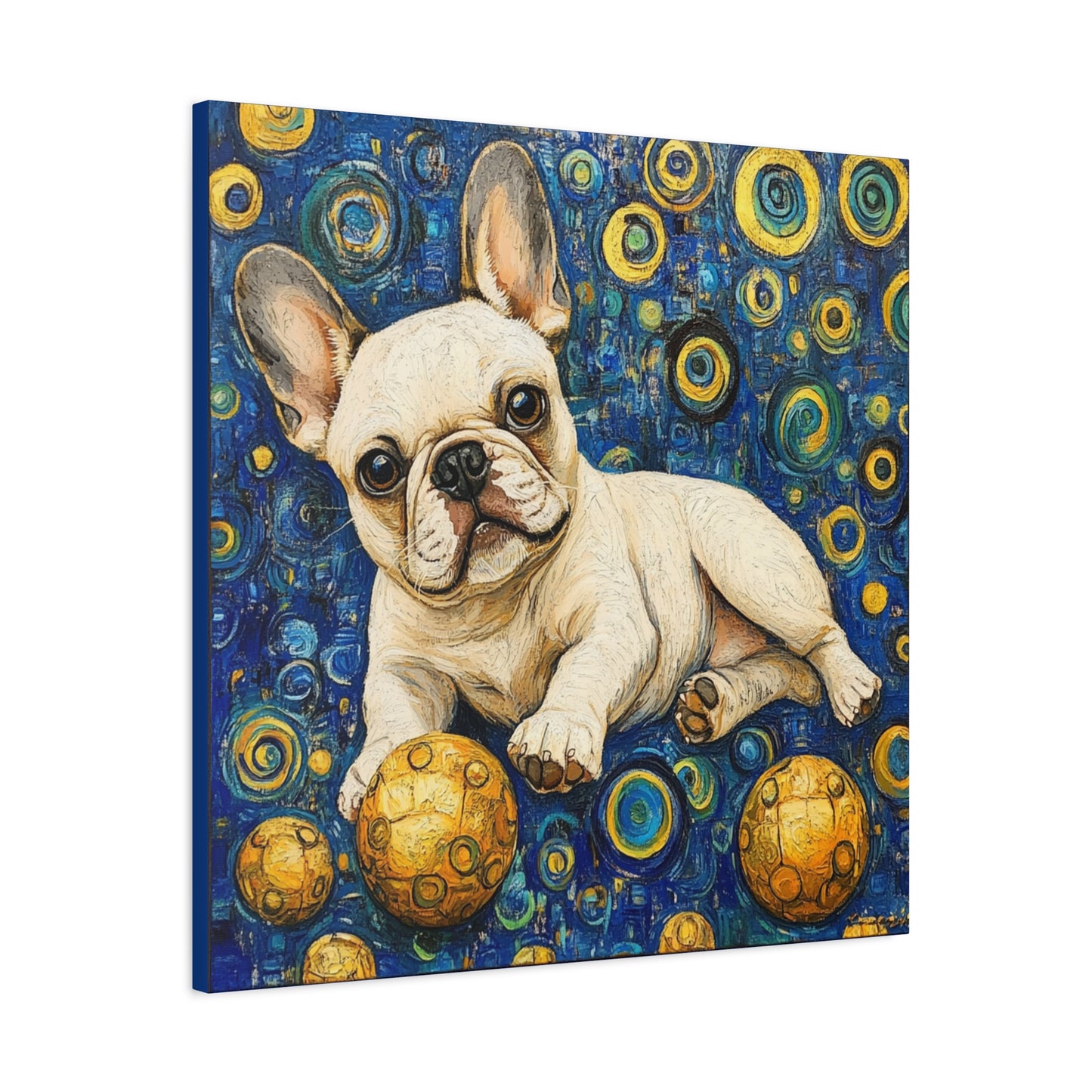 French Bulldog Matte Canvas, Stretched, Bodhi Pets