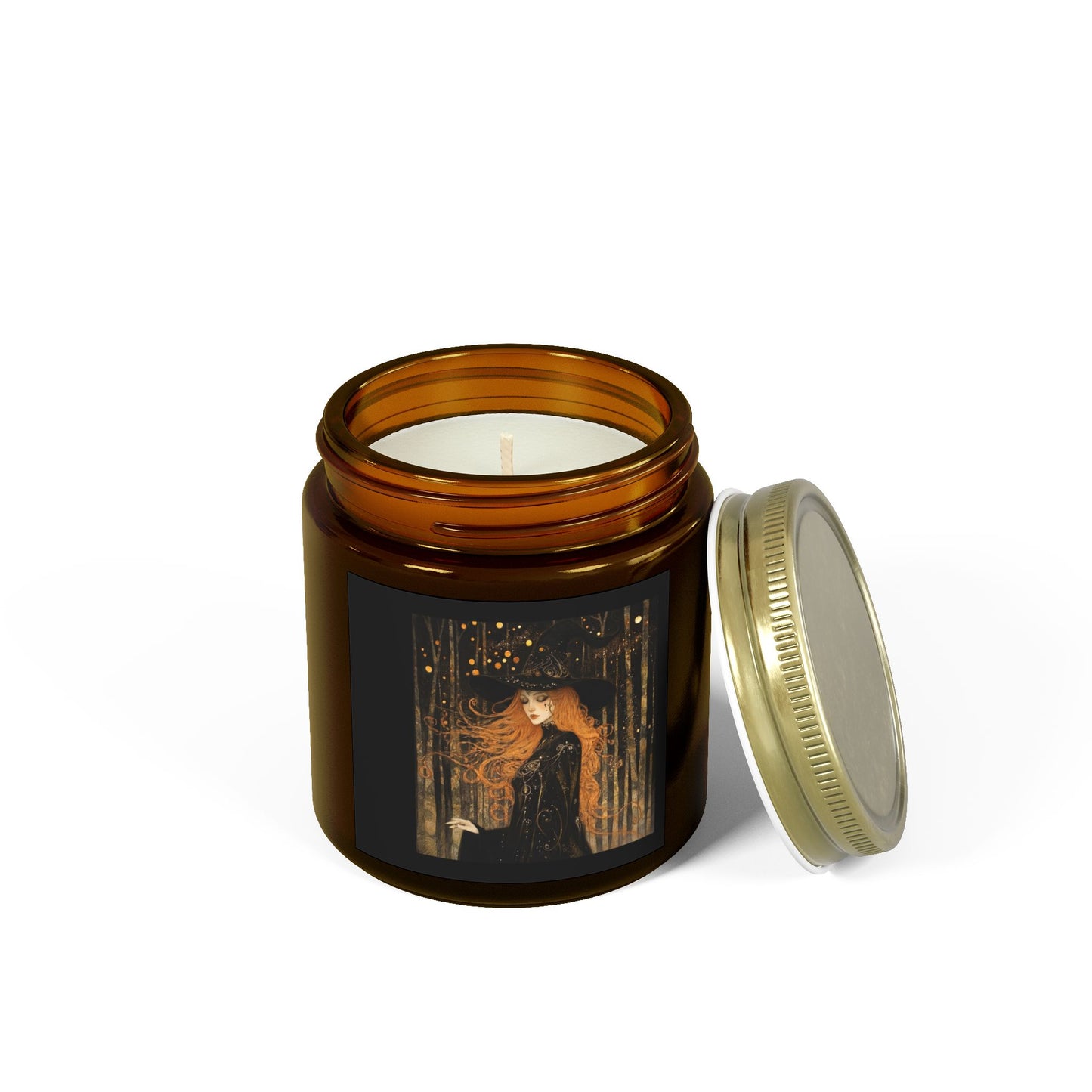 Enchanting Witchy Scented Candles - Coconut Apricot Wax, Cozy Home Decor, Gift for Witch Lovers, Halloween Vibes, Aromatherapy