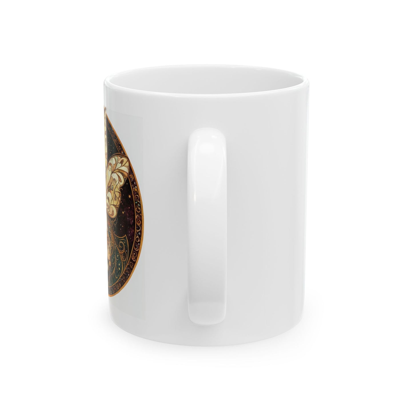 ArtisticTea Time Fairy Collection, "Persian Rose" , Perfect Gift for Coffee Lovers, Vibrant Artwork, Unique Drinkware, Home Decor,