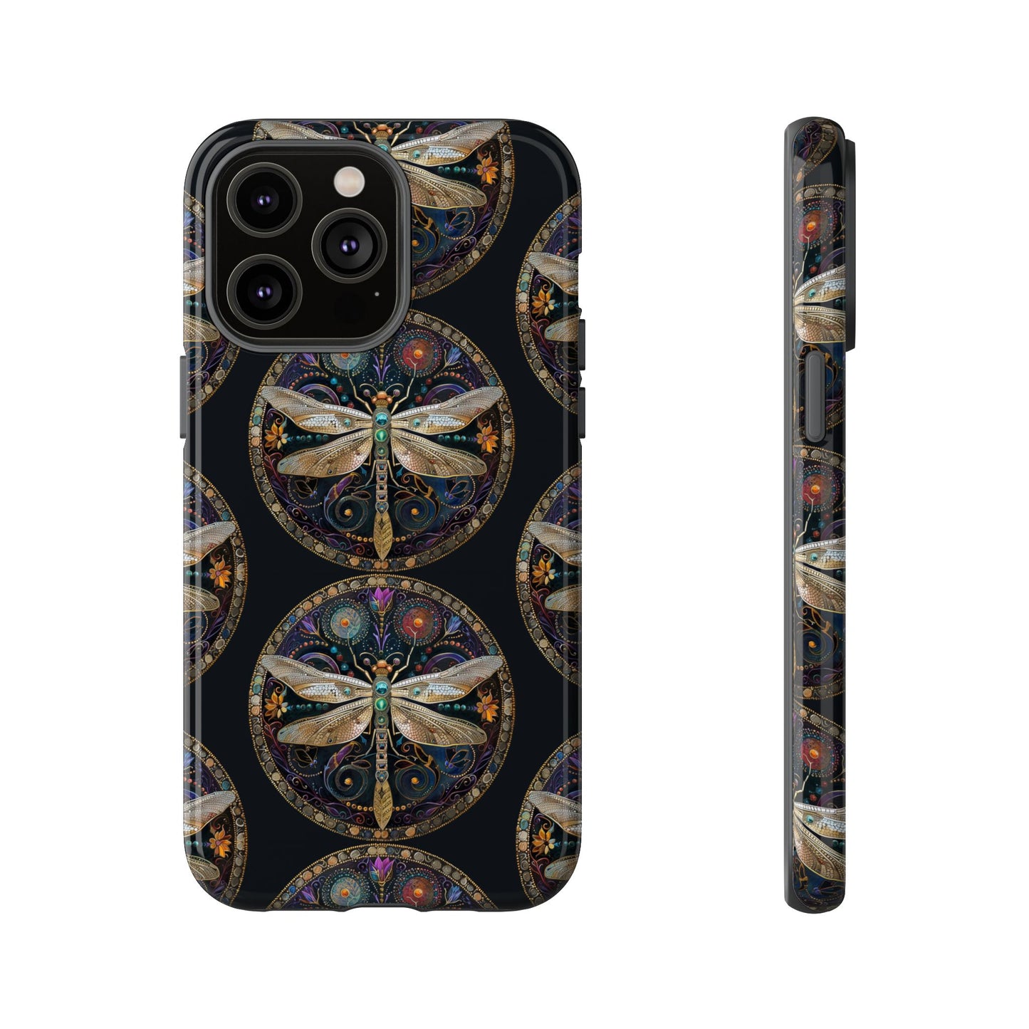 Dragonfly Phone Case, Tough Phone Cover, Artistic Cell Phone Accessory, Gift for Nature Lovers, Unique Phone Protector