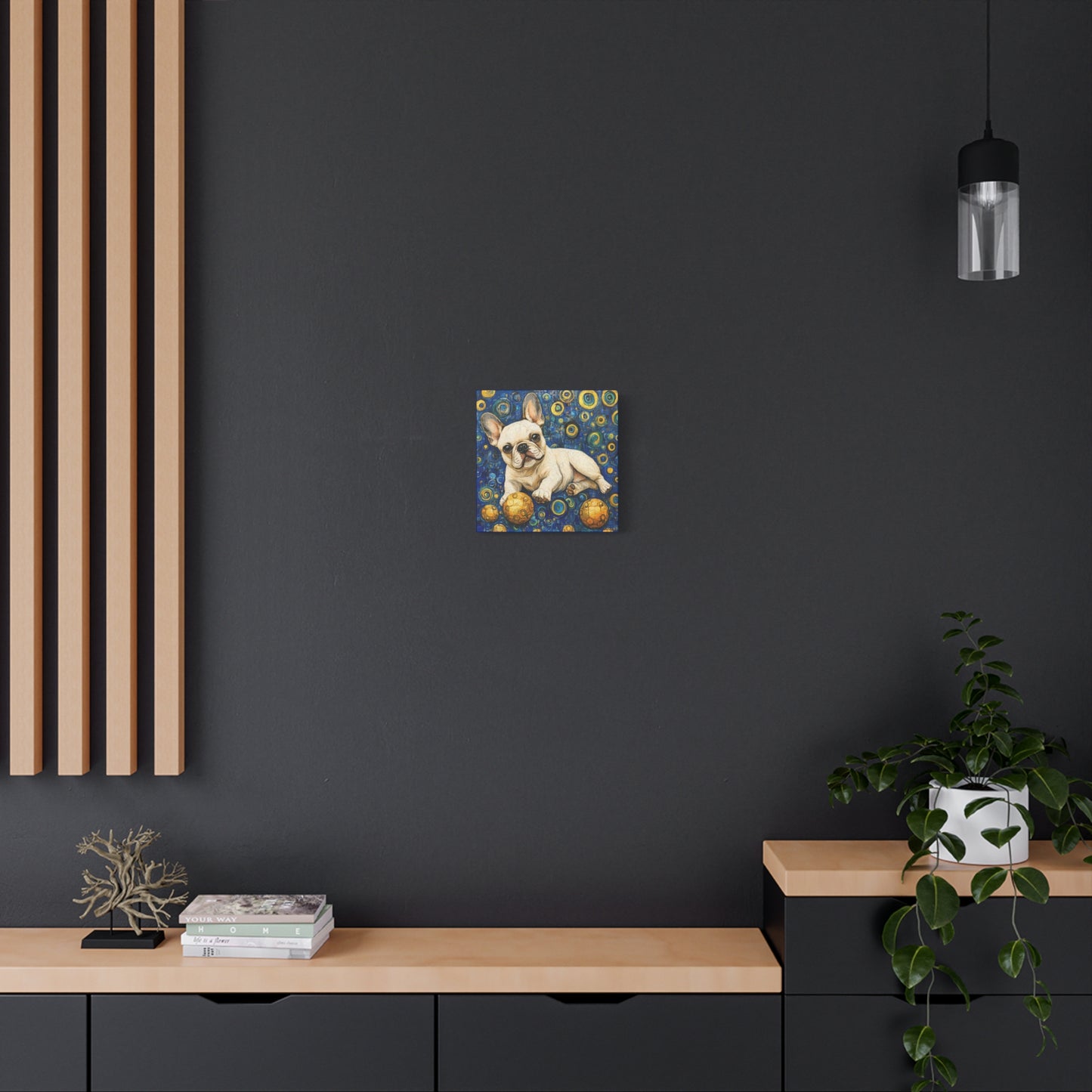 French Bulldog Matte Canvas, Stretched, Bodhi Pets