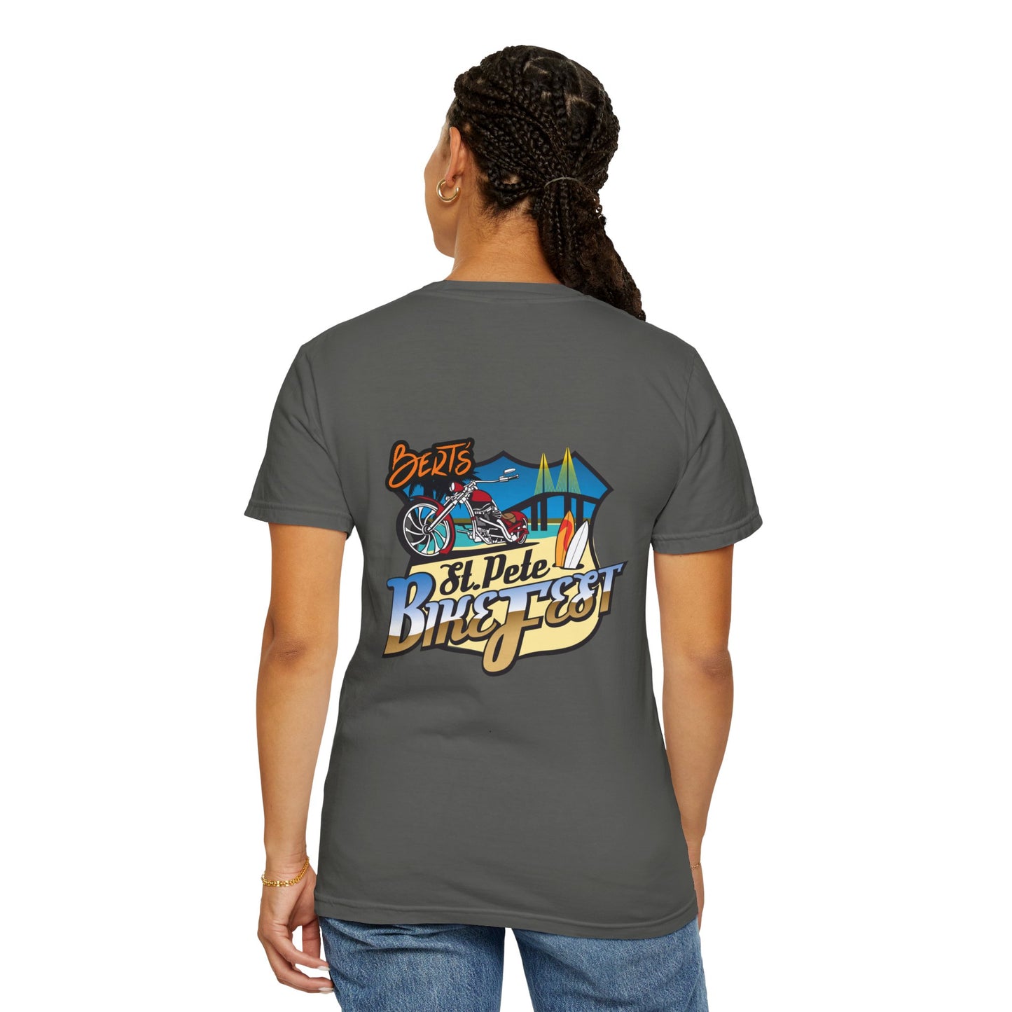 St Pete FL Bike Fest Vintage-Style Unisex T-Shirt | Beach Vibes | Retro Apparel | Gift for Beach Lovers | Summer Fashion | Graphic Tee