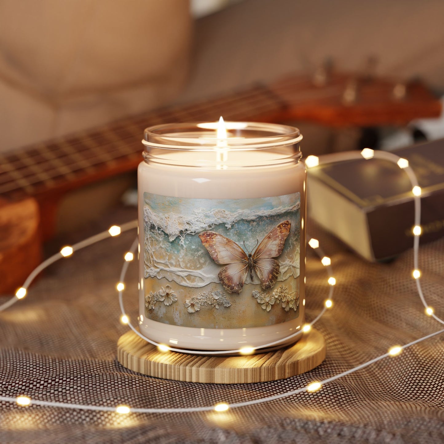 Butterfly Breeze Scented Soy Candle | Relaxing Home Decor, Gift for Her, Aromatherapy, Eco-Friendly, Wedding Favors